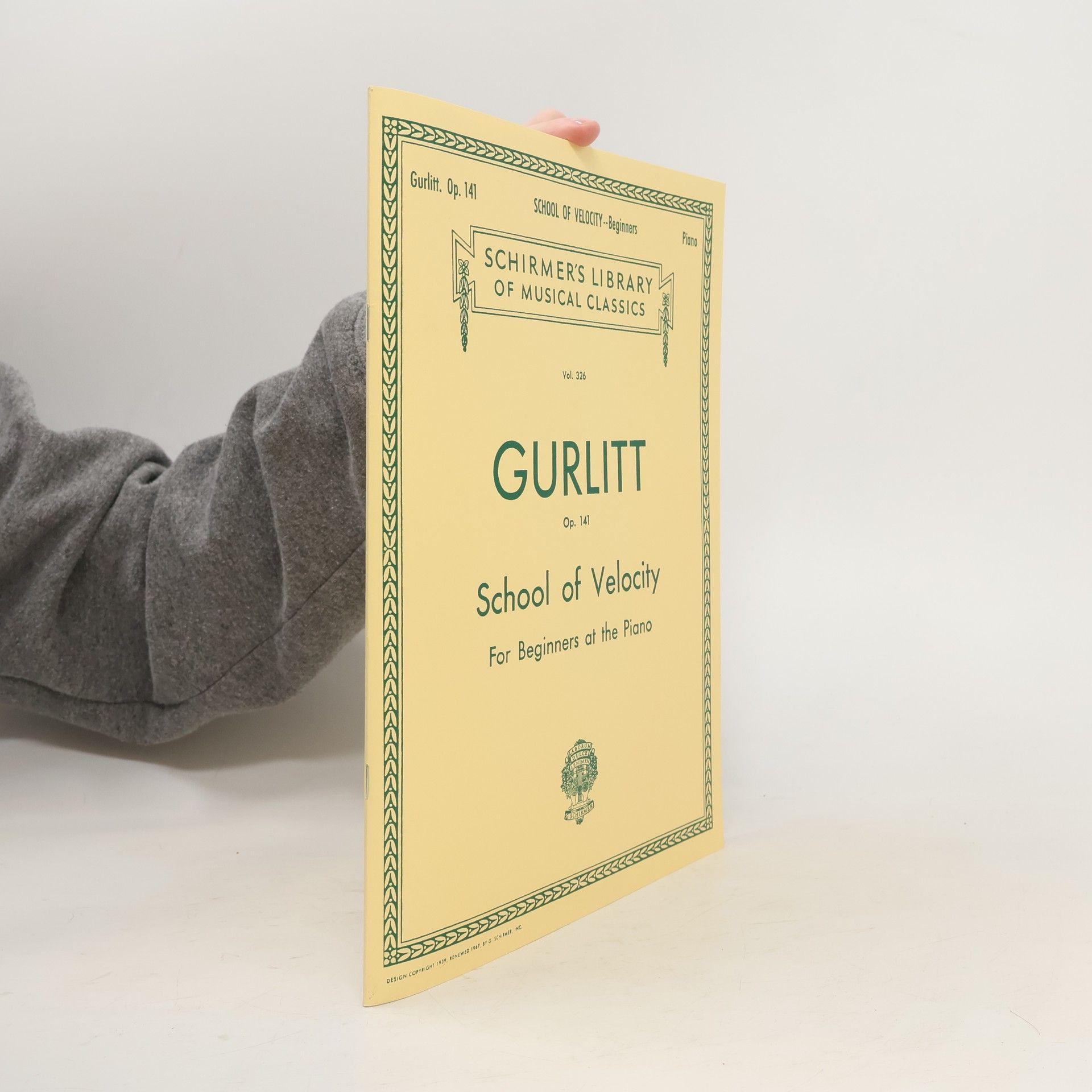 Various authors Gurlitt. Scholl of Velocity. For Beginners at the Piano