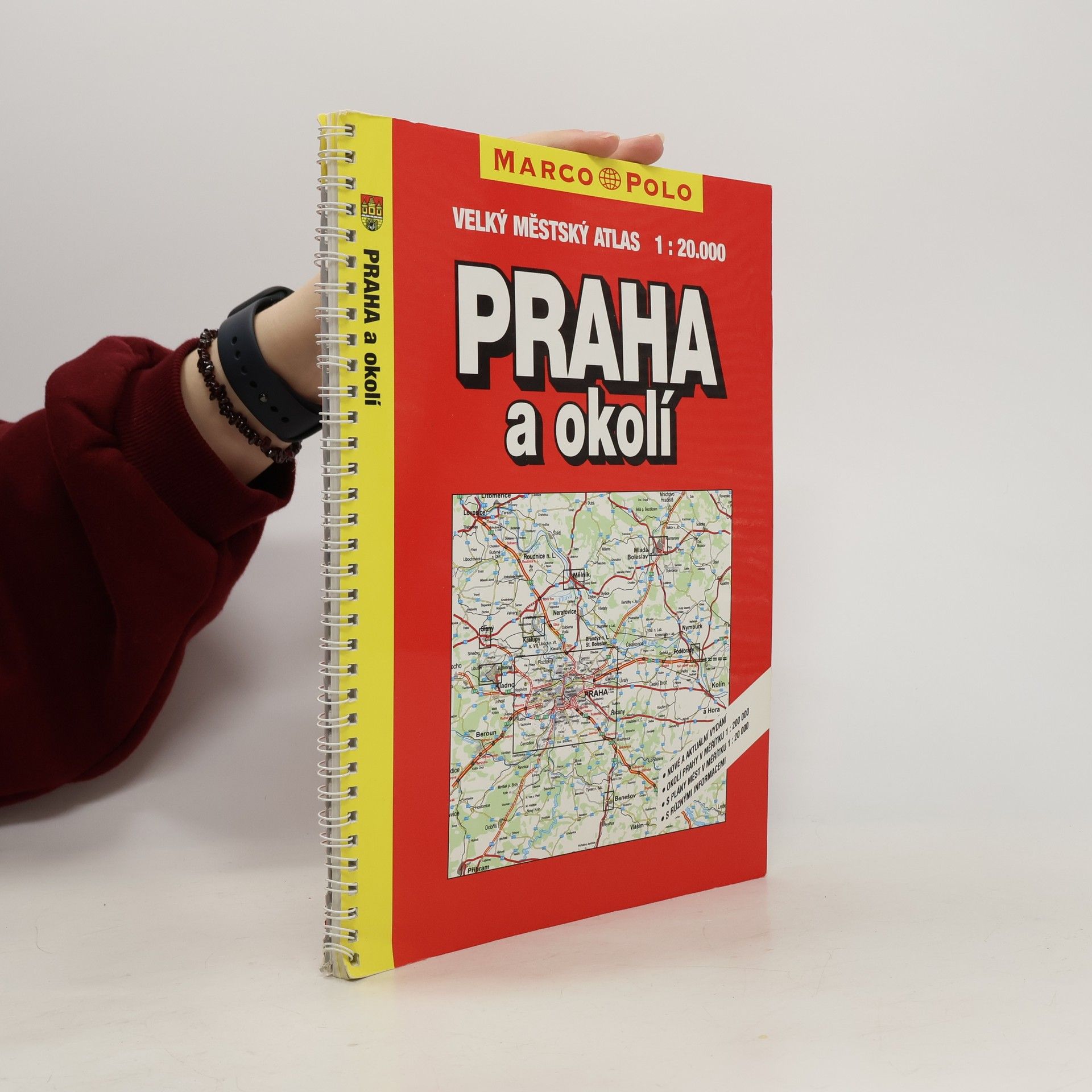 Collectif d'auteurs Praha a okolí : velký městský atlas 1:20.000