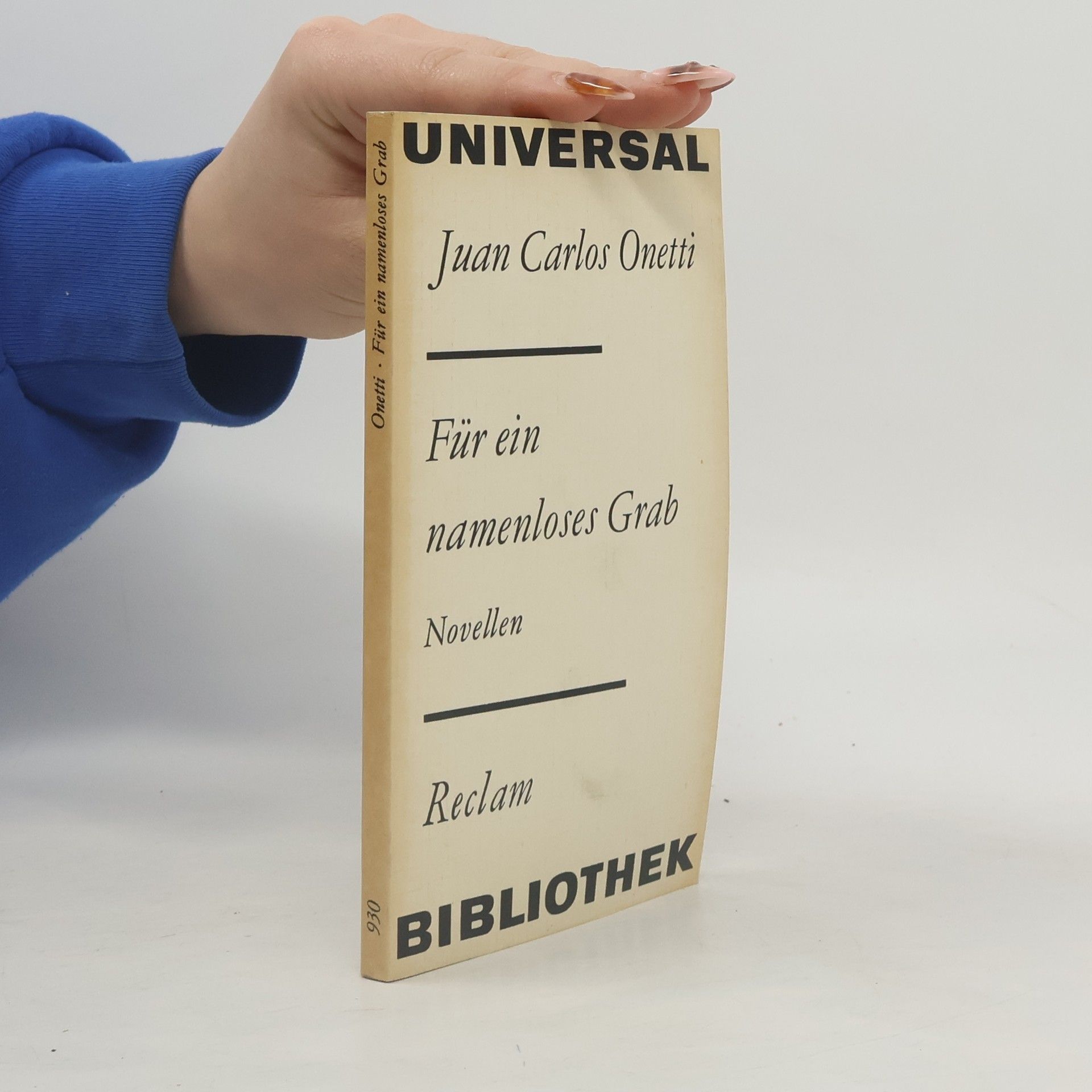 Juan Carlos Onetti Für ein namenloses Grab