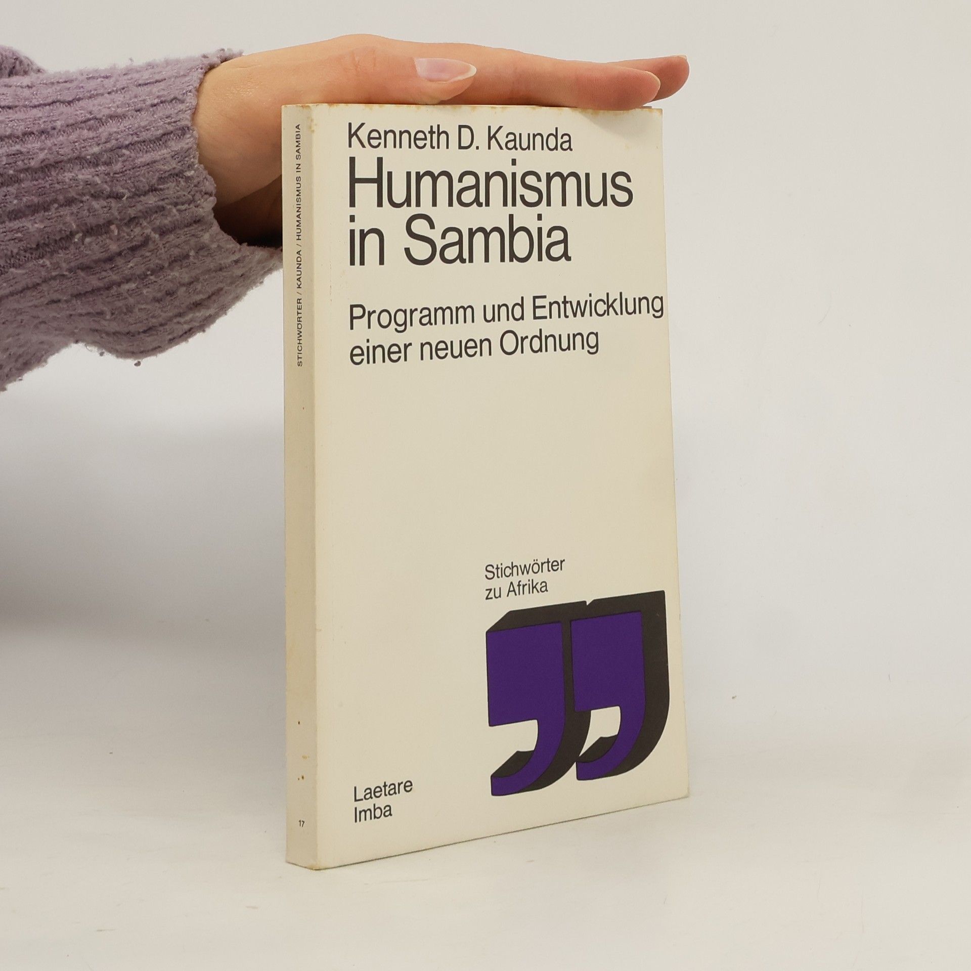 Stichwörter zu Afrika - 17: Humanismus in Sambia