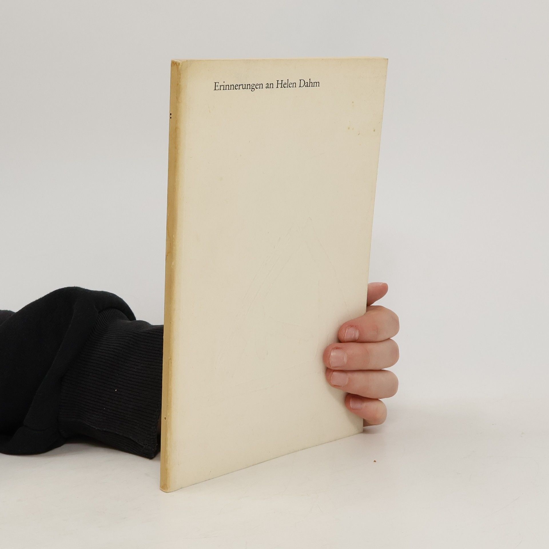 Konrad Witzig-Maurer Erinnerungen an Helen Dahm