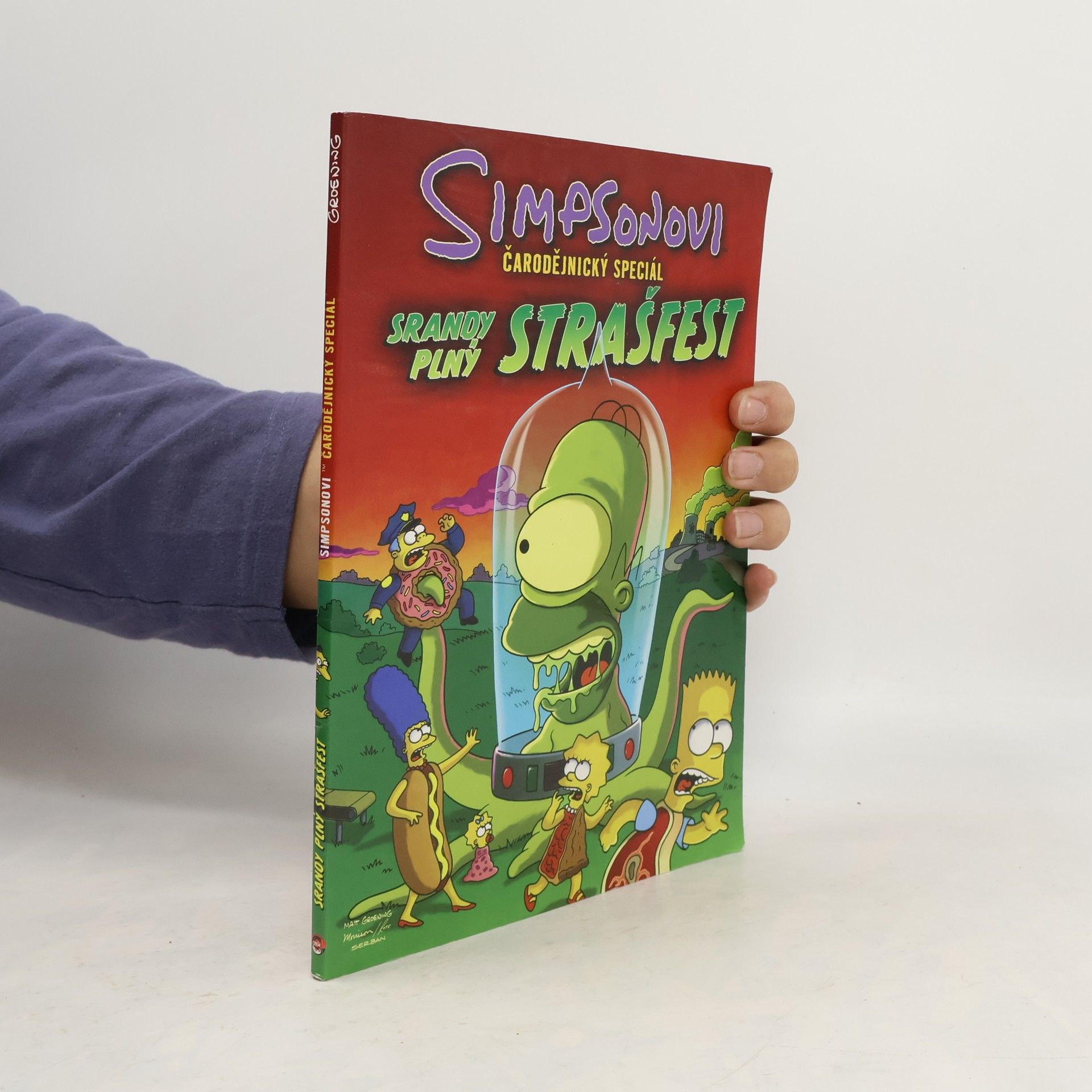 Matt Groening Simpsonovi : čarodějnický speciál. Srandy plný strašfest