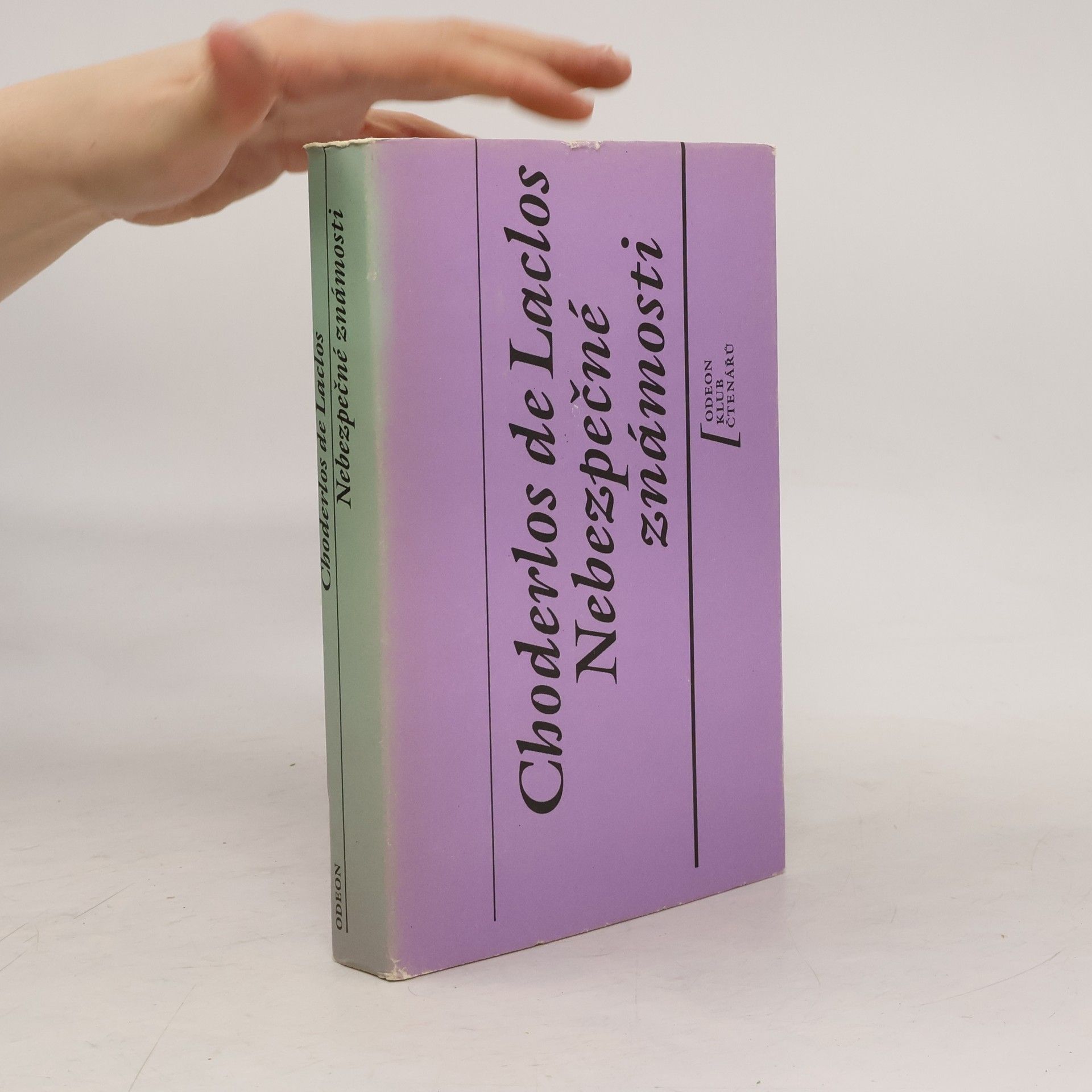 Pierre A. Fr. Choderlos De Laclos Nebezpečné známosti