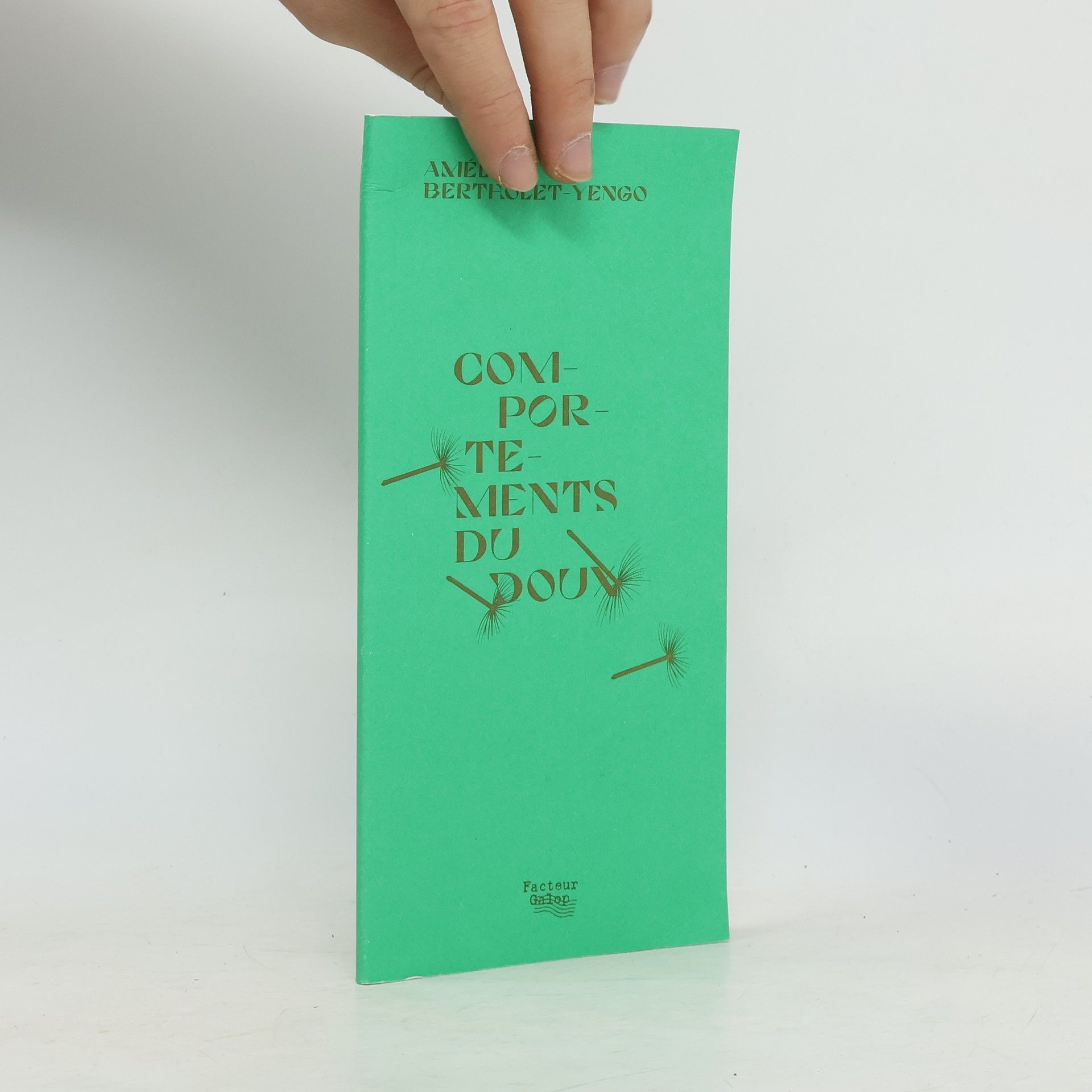 Amel Bertholet-Yengo Comportements du doux