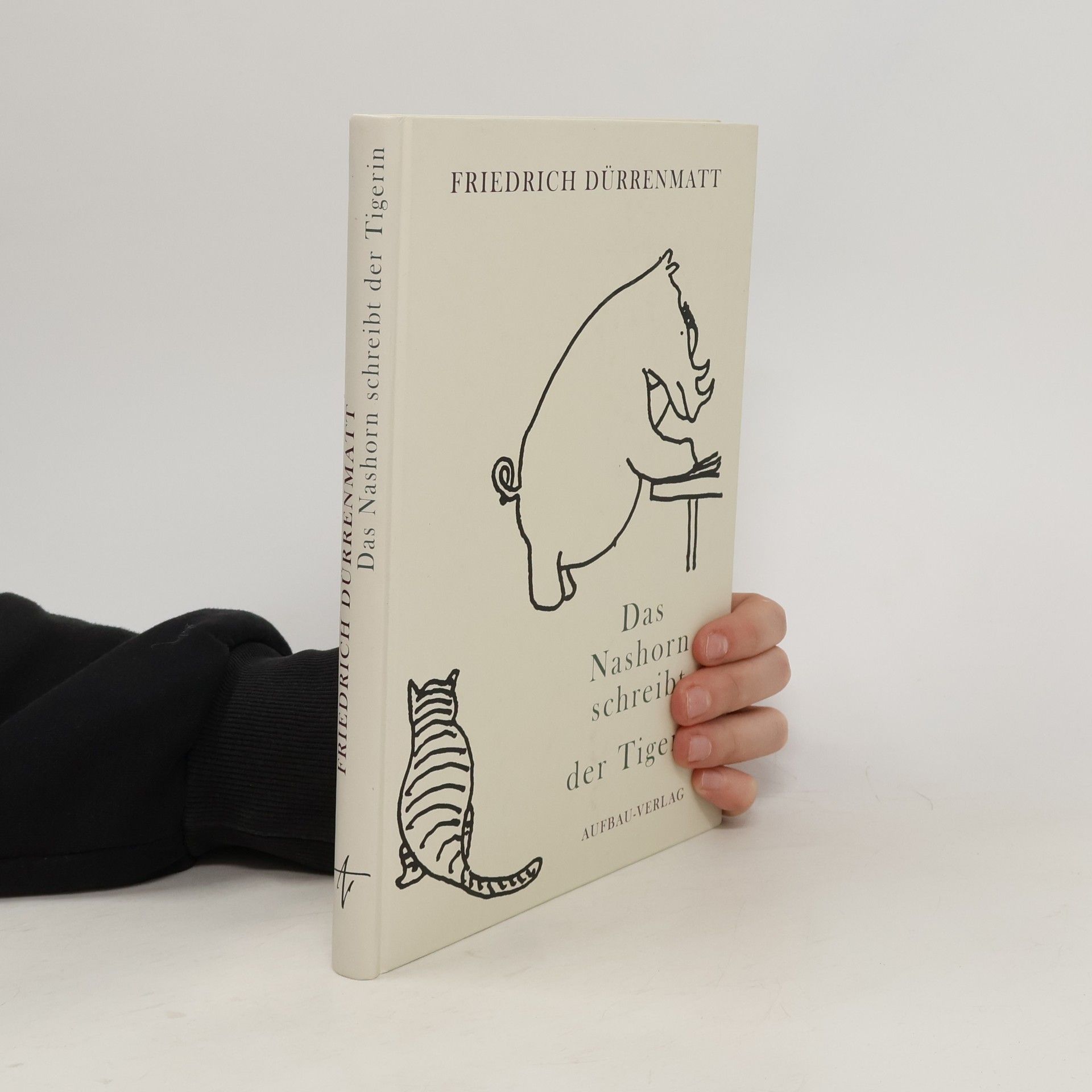 Das Nashorn schreibt der Tigerin. Bild-Geschichten