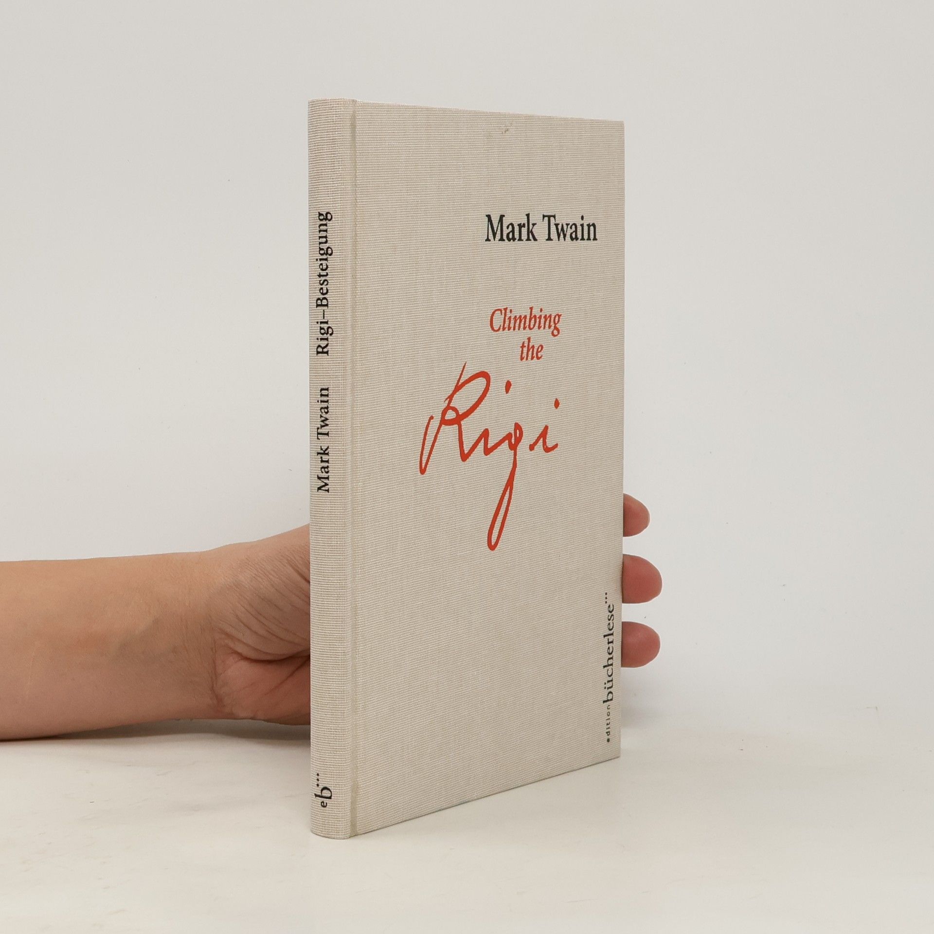 Mark Twain Climbing the Rigi