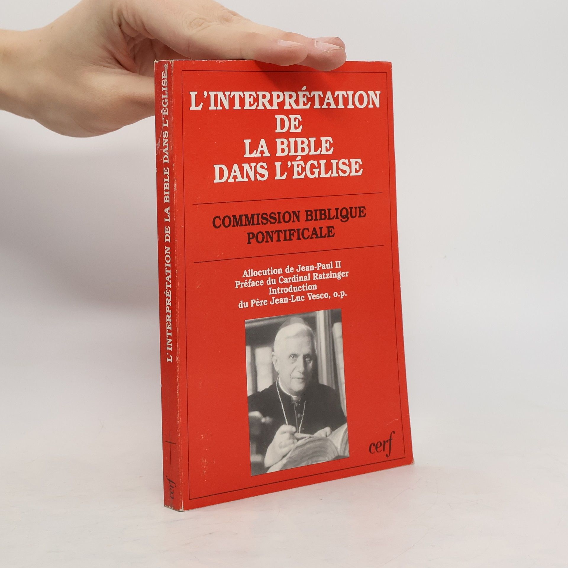 Commission Biblique Pontificale L'Interprétation de la Bible dans l'Église