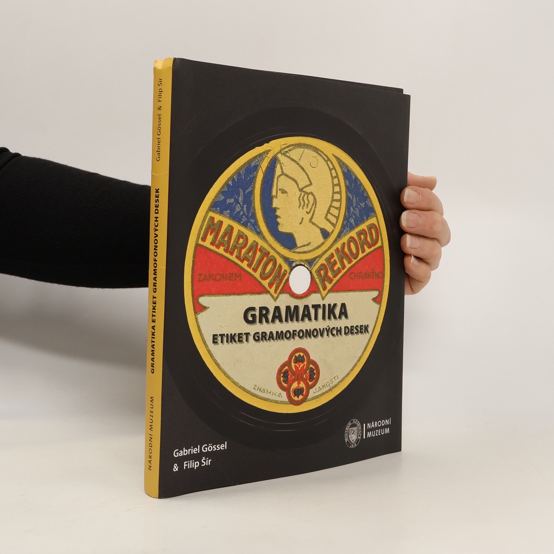 Gabriel Gössel Gramatika etiket gramofonových desek
