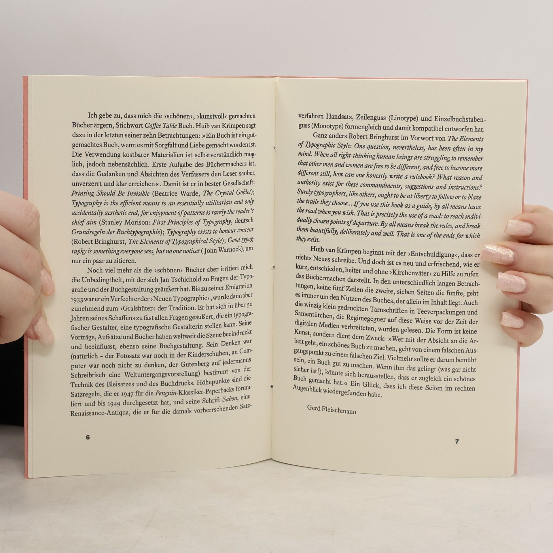 Huib van Krimpen Ein Buch ist erst ein Buch, wenn es ein Buch geworden ist