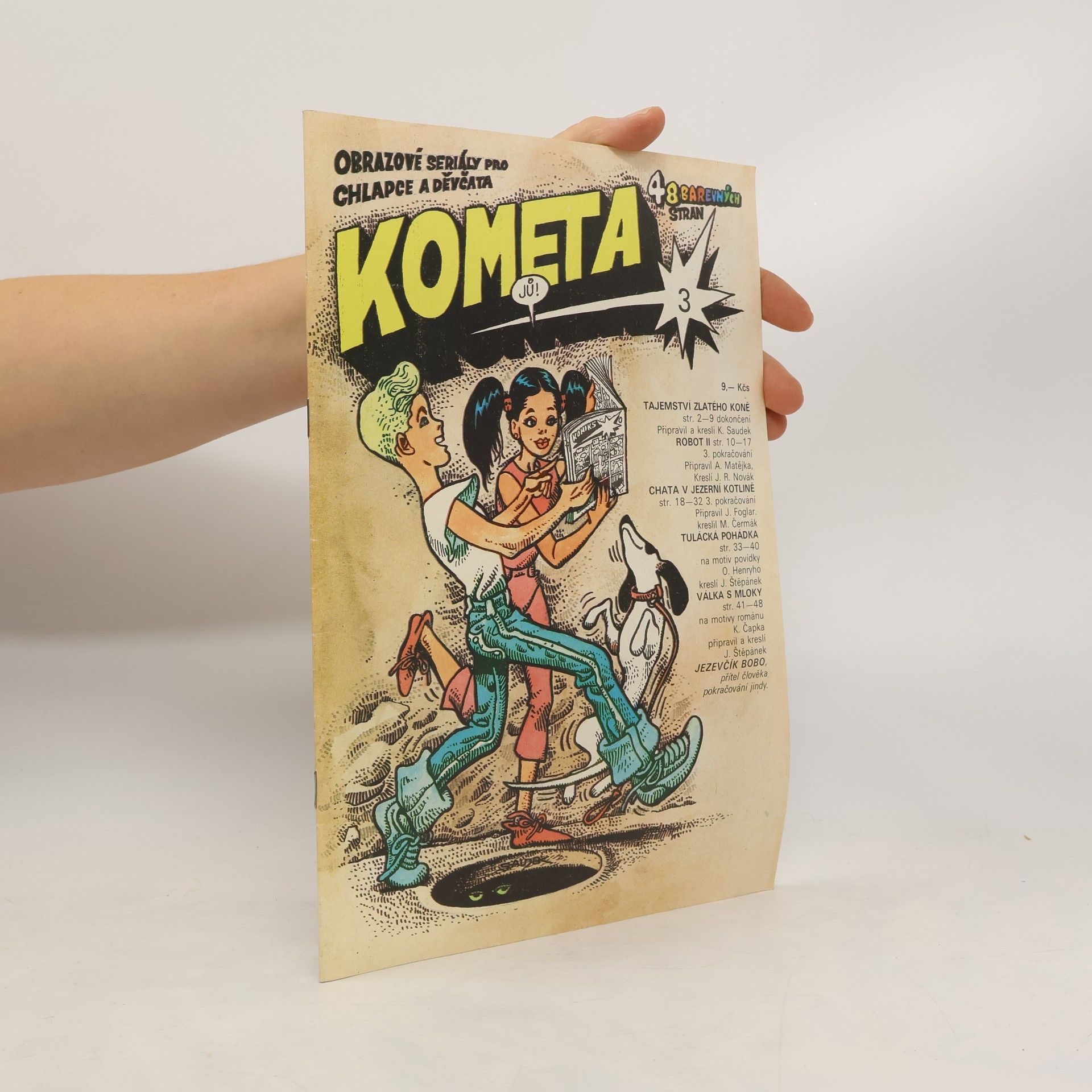 M. Čermák Kometa 3, obrázkové seriály pro chlapce a děvčata