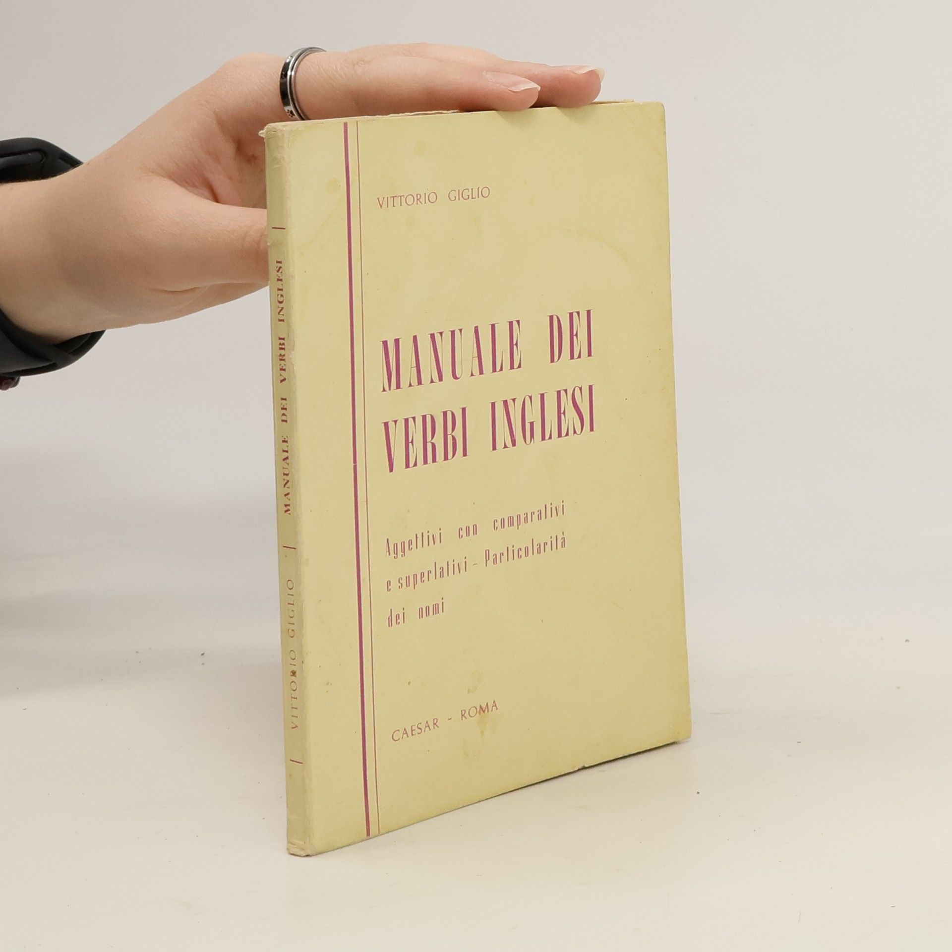 Vittorio Giglio Manuale dei verbi inglesi