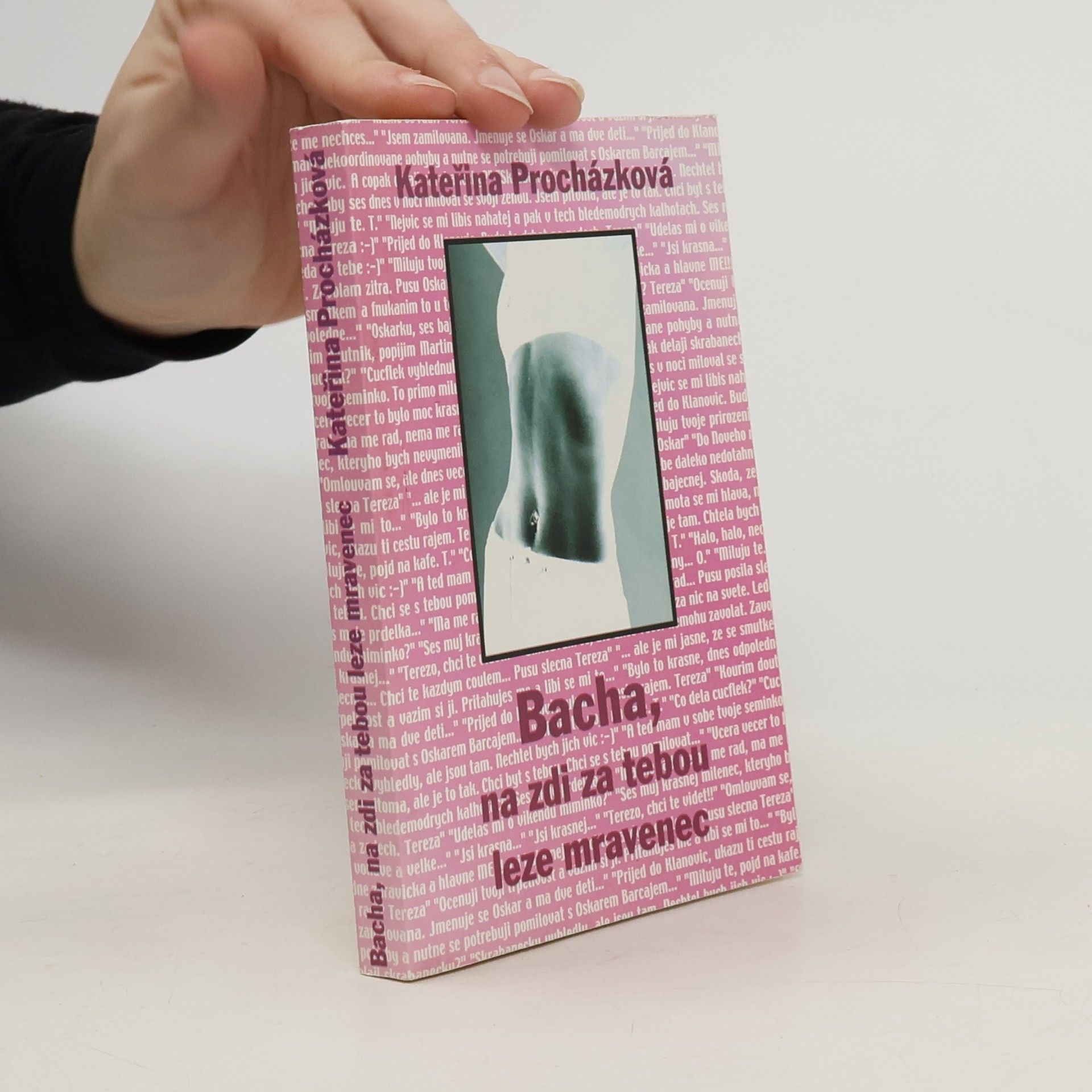 Kateřina Procházková Bacha, na zdi za tebou leze mravenec