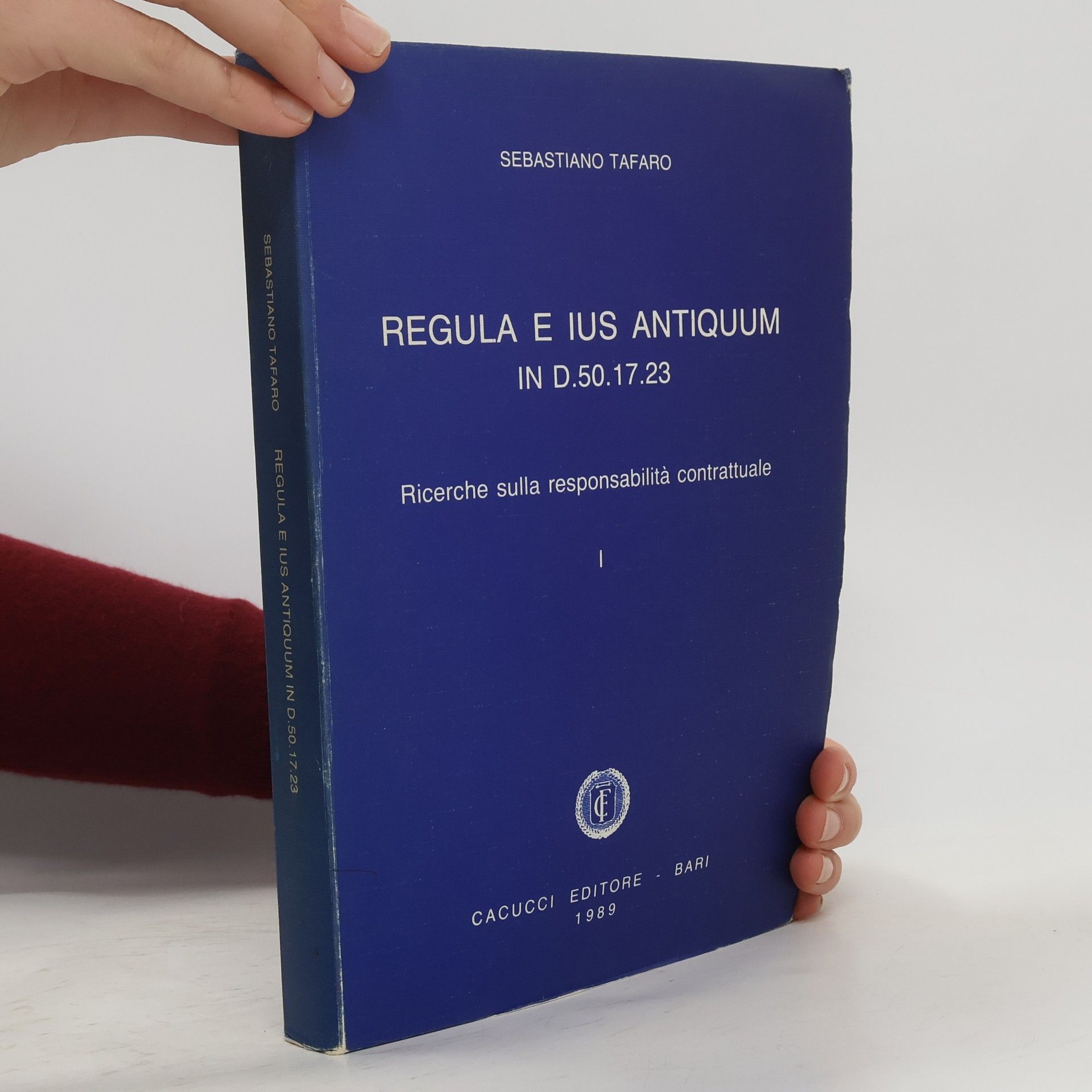 Sebastiano Tafaro Regula e ius antiquum in D.50.17.23