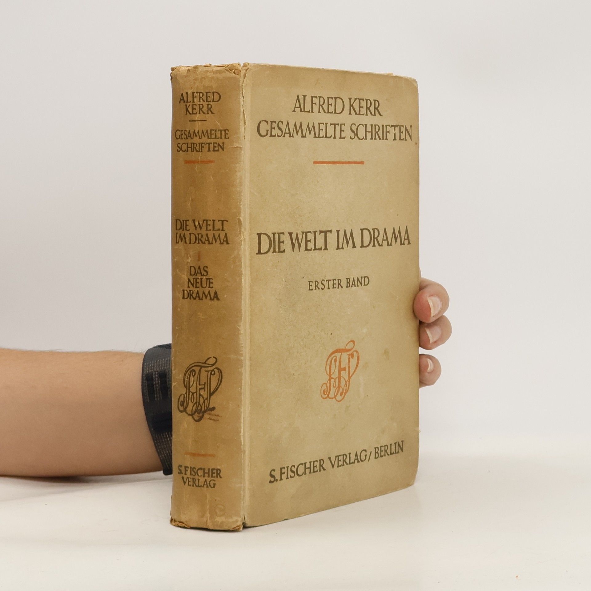 Alfred Kerr Die Welt im Drama I.