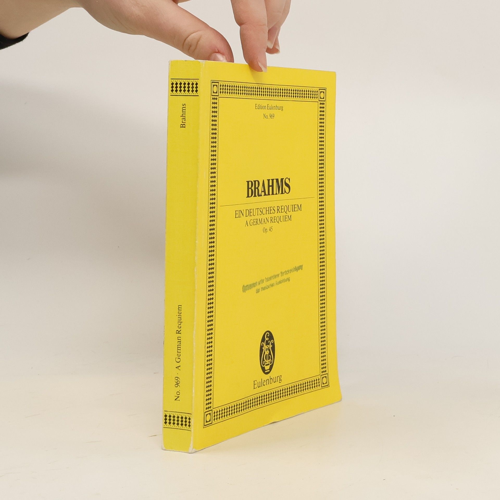 Johannes Brahms Ein deutsches Requiem, op. 45