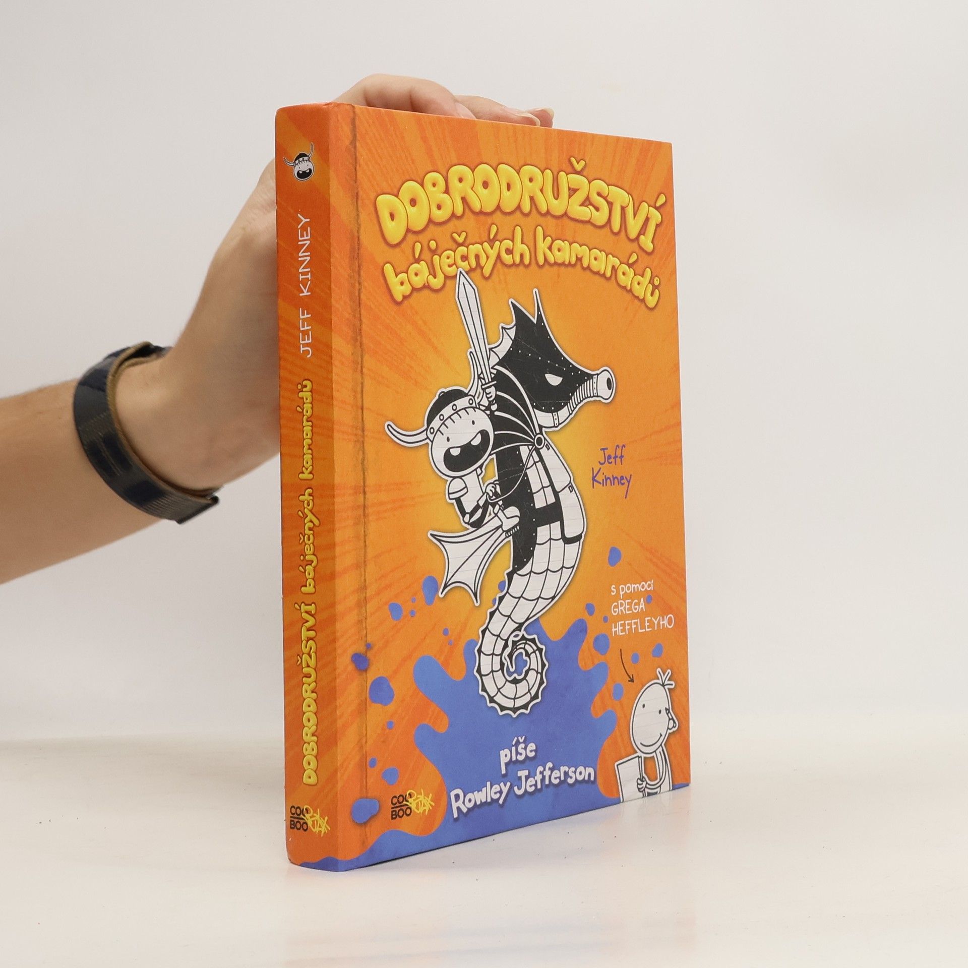 Jeff Kinney Dobrodružství báječných kamarádů. Píše Rowley Jefferson