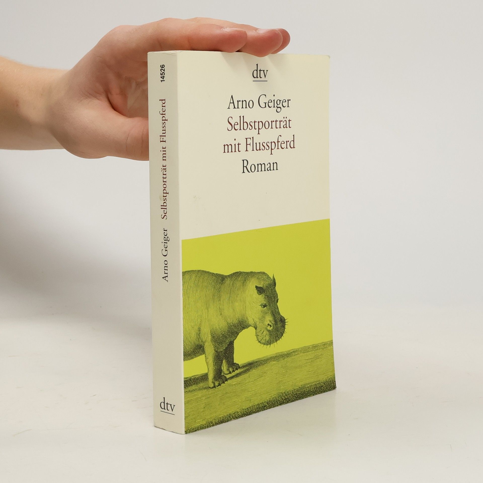 Selbstporträt mit Flusspferd