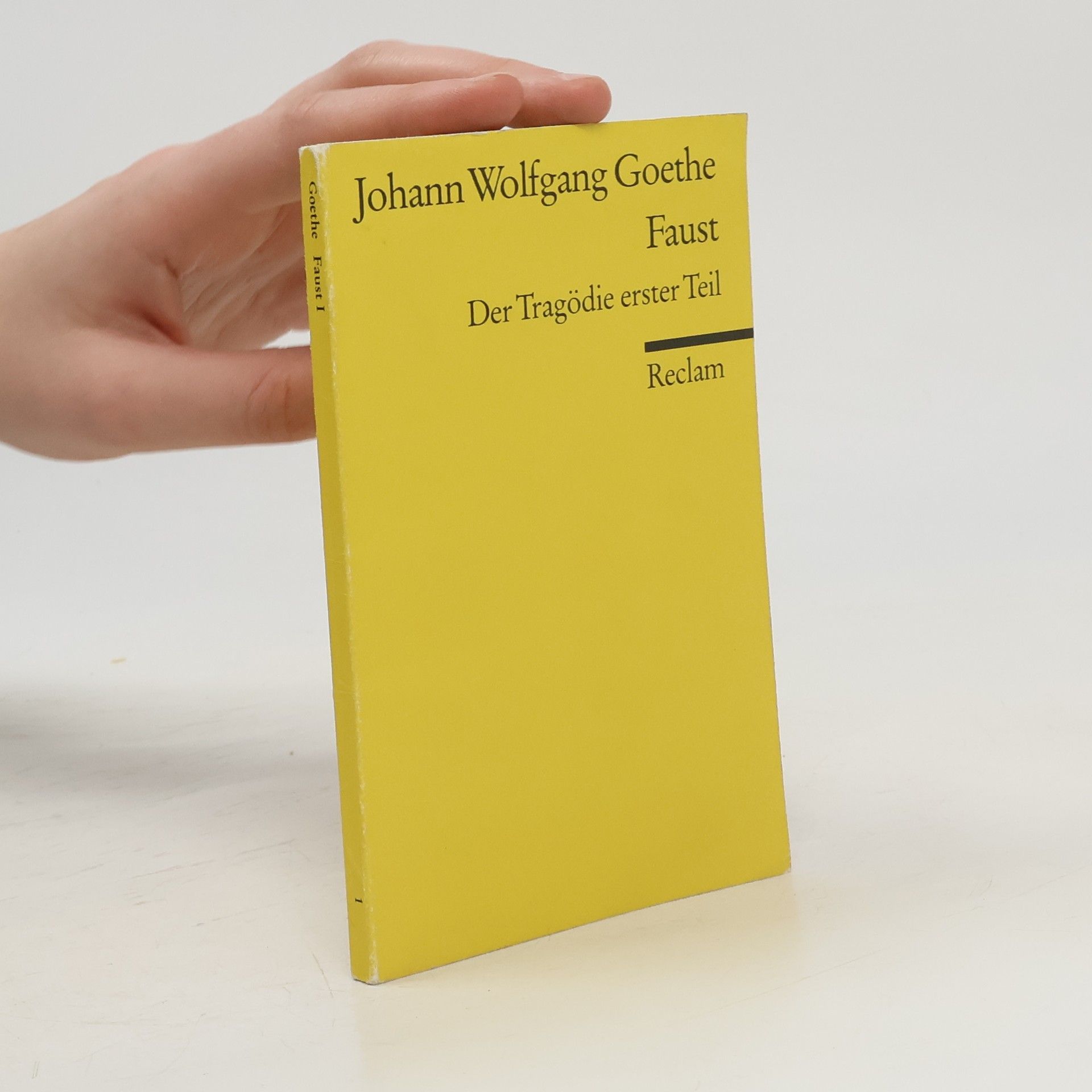 Johann Wolfgang von Goethe Faust : der Tragödie Erster teil