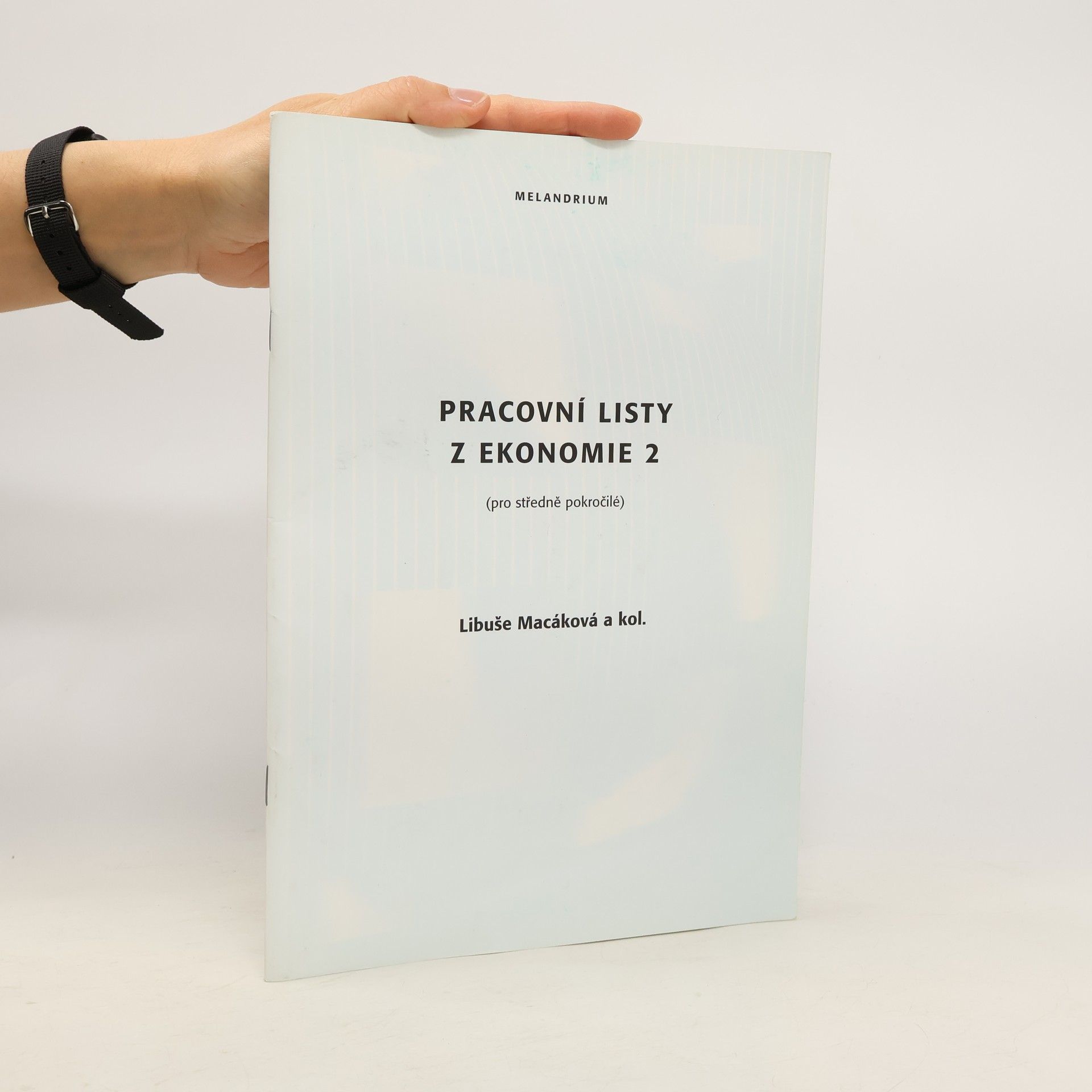 Libuše Macáková Pracovní listy z ekonomie 2