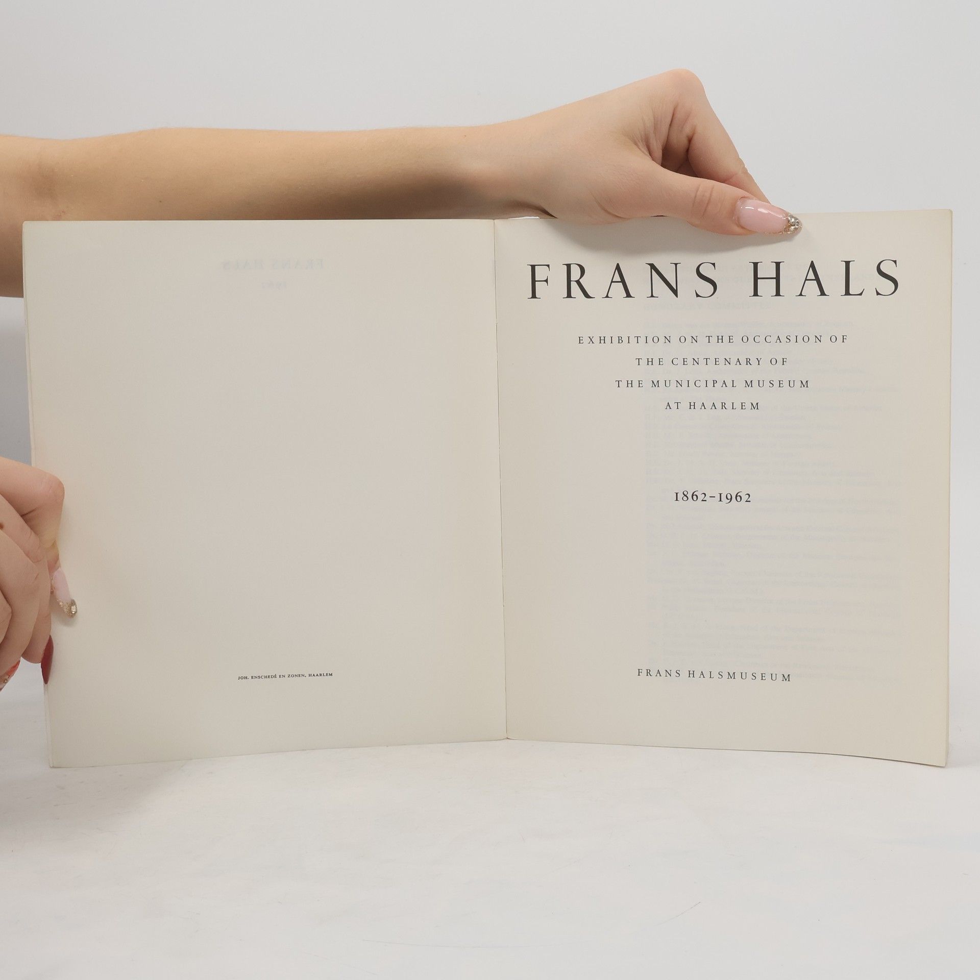 Autorenkollektiv Frans Hals 1862 - 1962