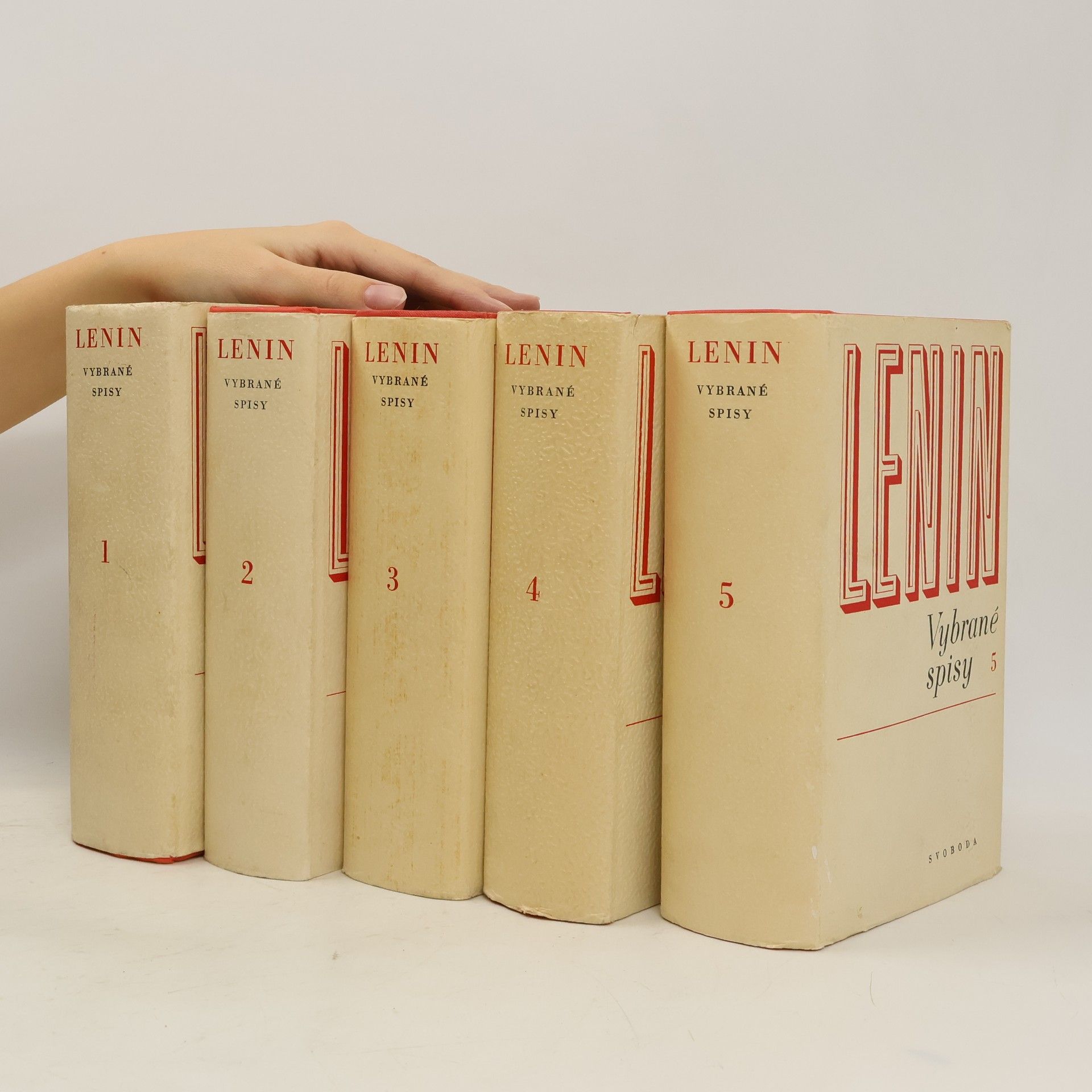 Vladimir Iljič Lenin Vybrané spisy, 1. - 5. díl