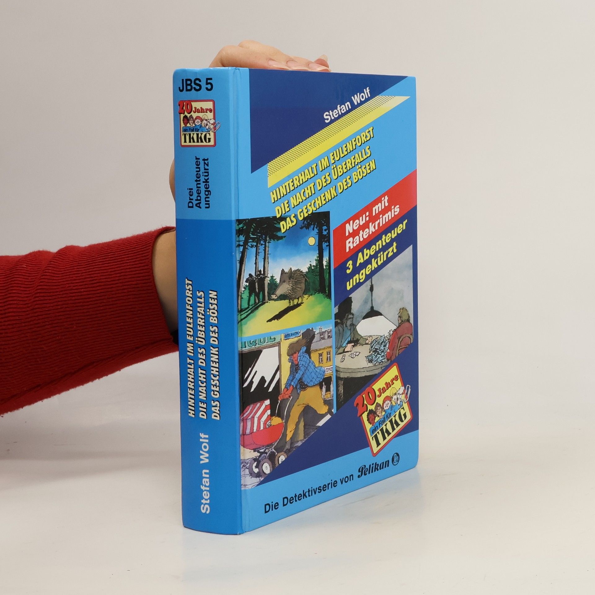 Stefan Wolf TKKG - Hinterhalt im Eulenforst / Die Nacht des Überfalls / Das Geschenk des Bösen