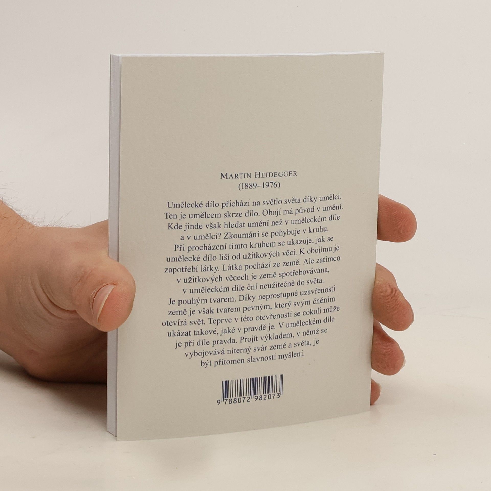 Martin Heidegger Původ uměleckého díla