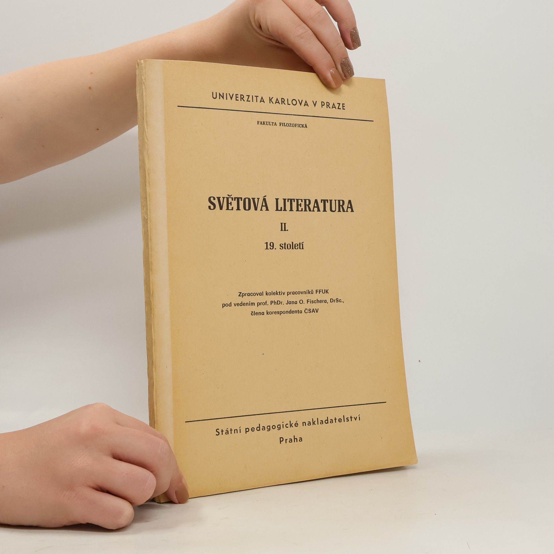 Jan O. Fischer Světová literatura II. 19. století