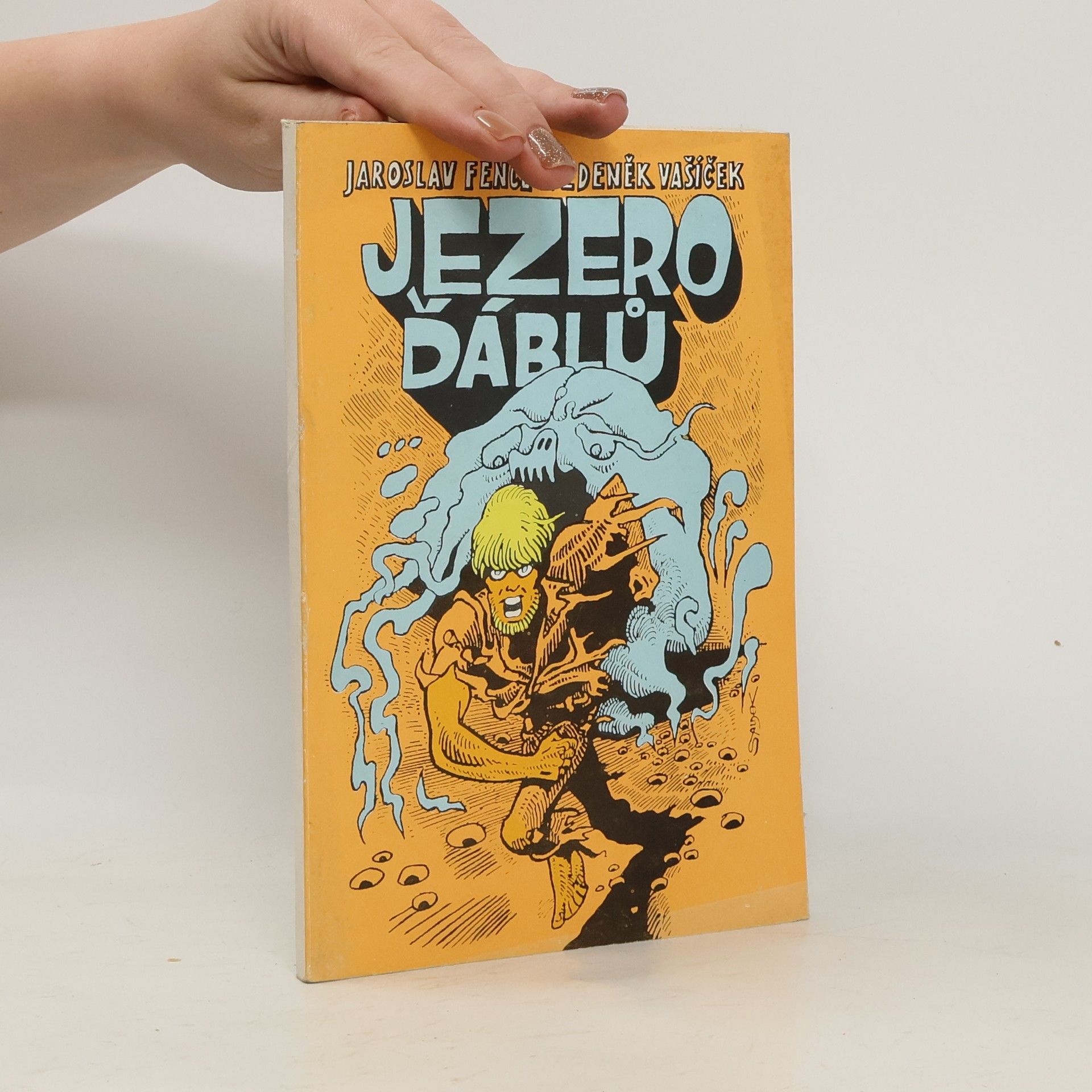 Jaroslav Fencl Jezero ďáblů (obálka K. Saudek)