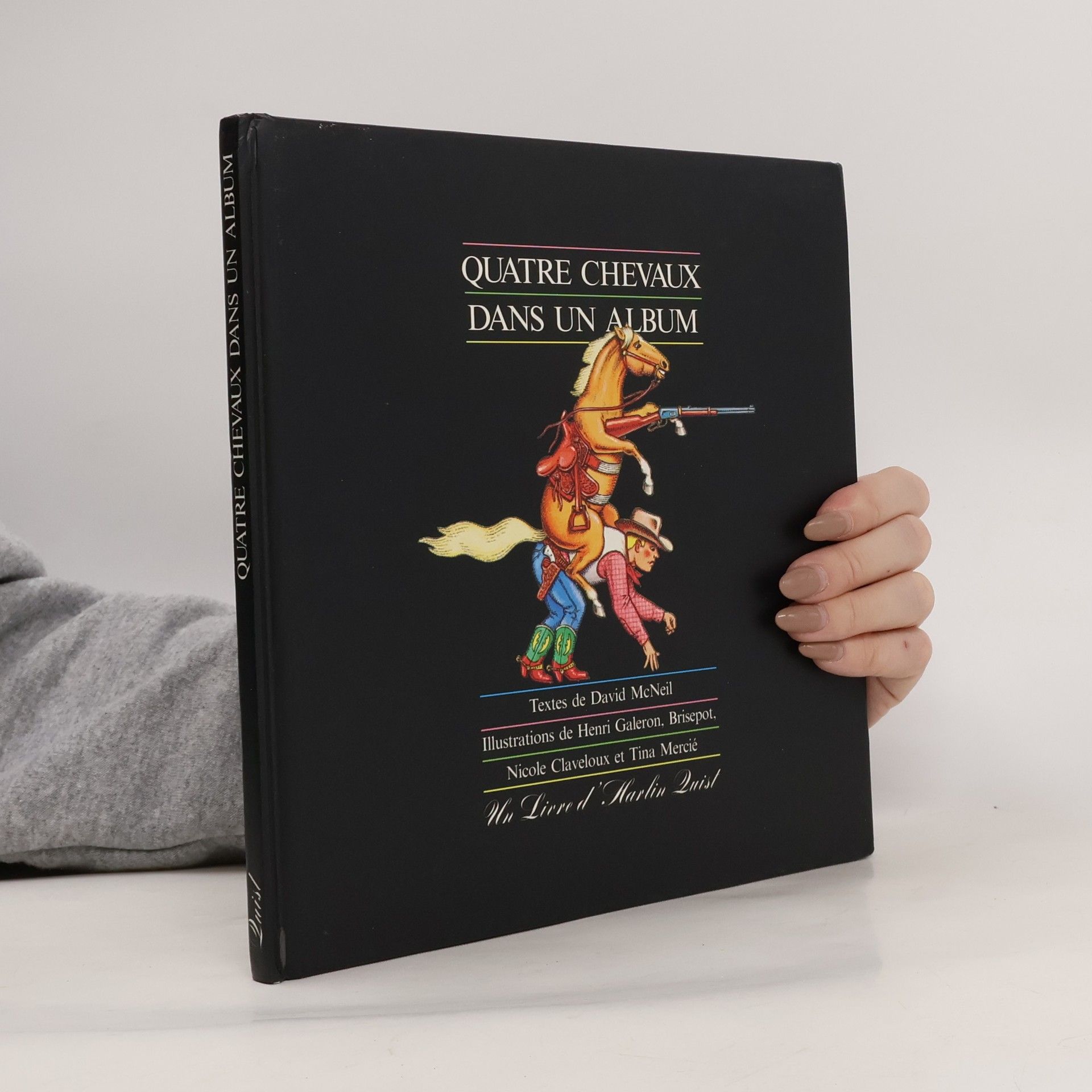 Quatre chevaux dans un album