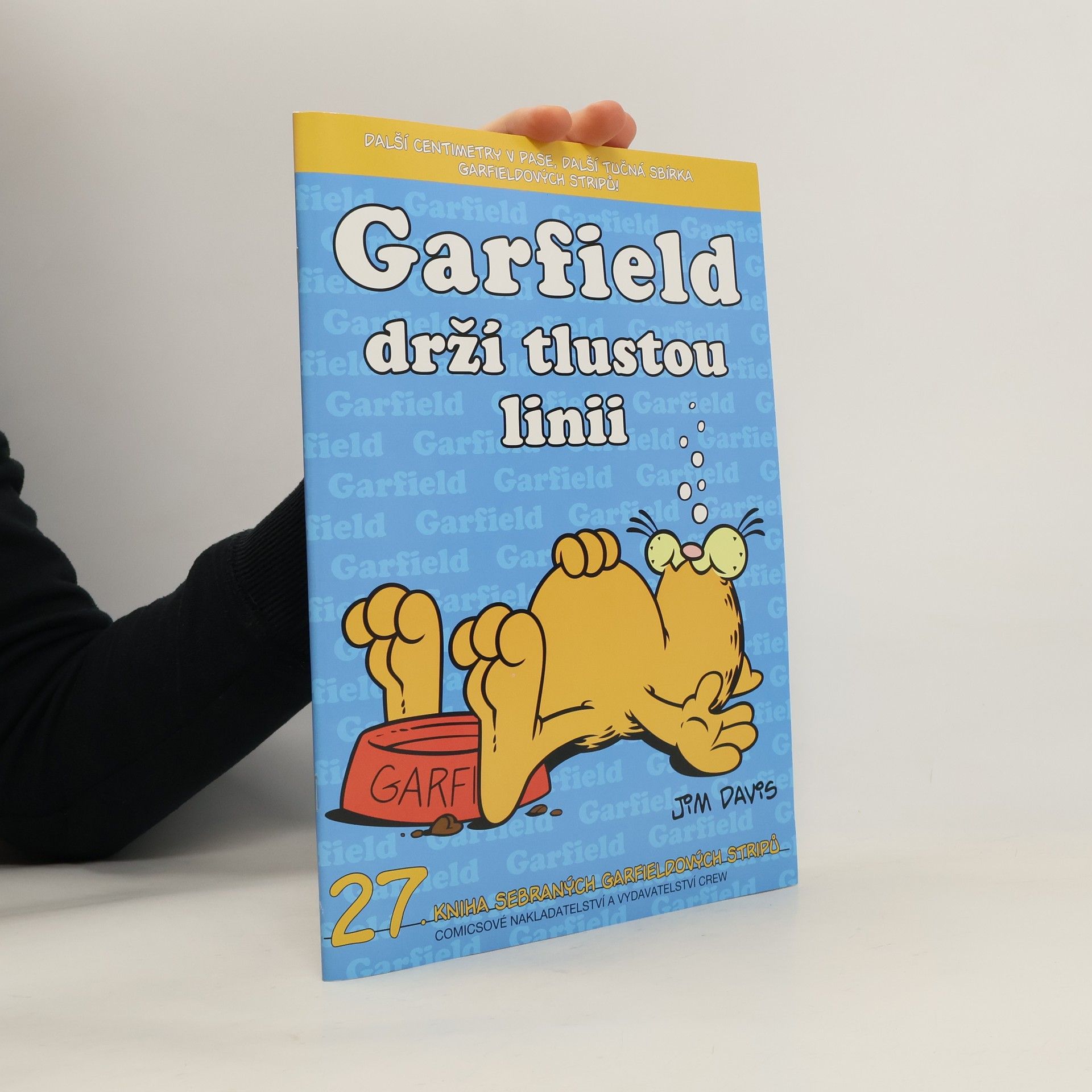 Jim Davis Garfield drží tlustou linii