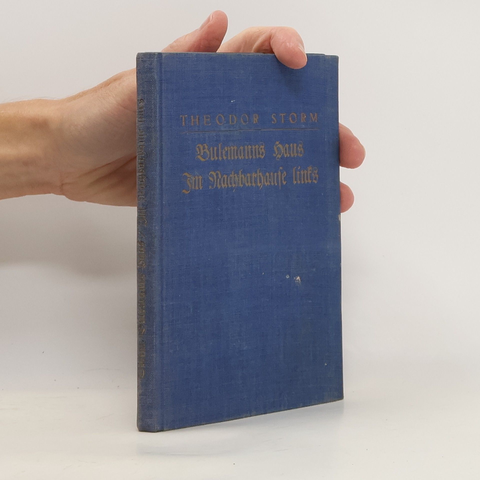 Theodor Storm Bulemanns Haus. Im Nachbarhause links