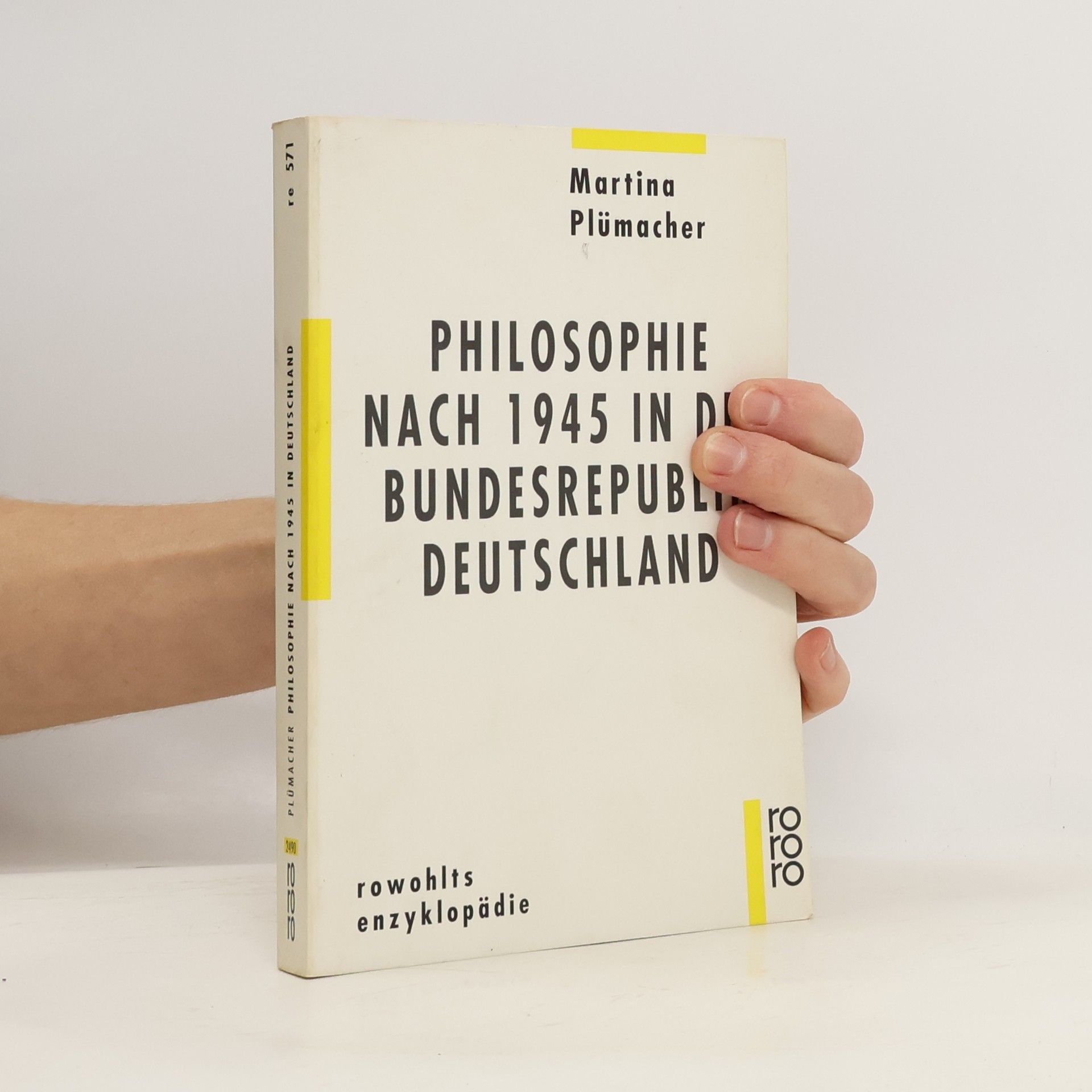 Martina Plümacher Philosophie nach 1945 in der Bundesrepublik Deutschland