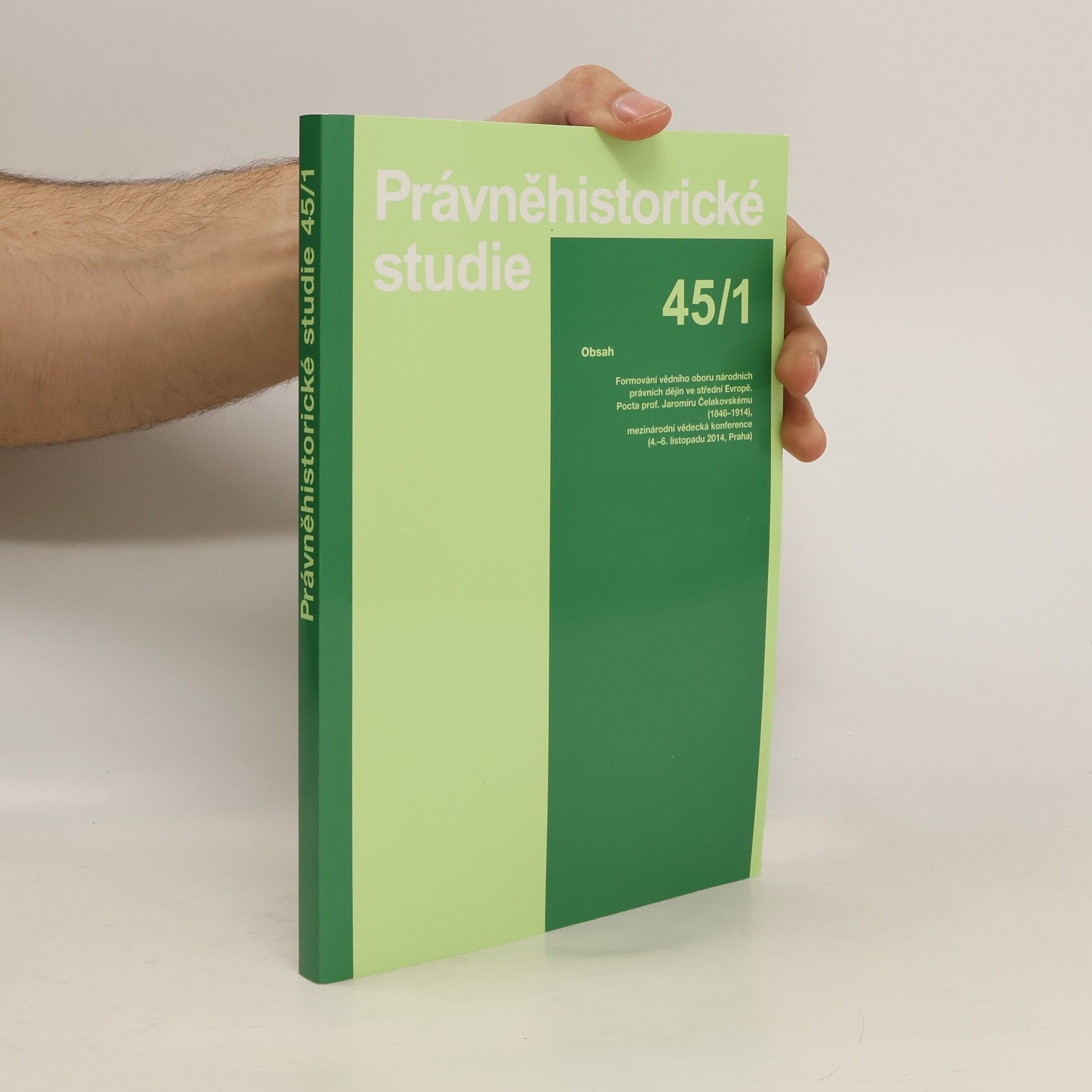 Collectif d'auteurs Právněhistorické studie 45/1