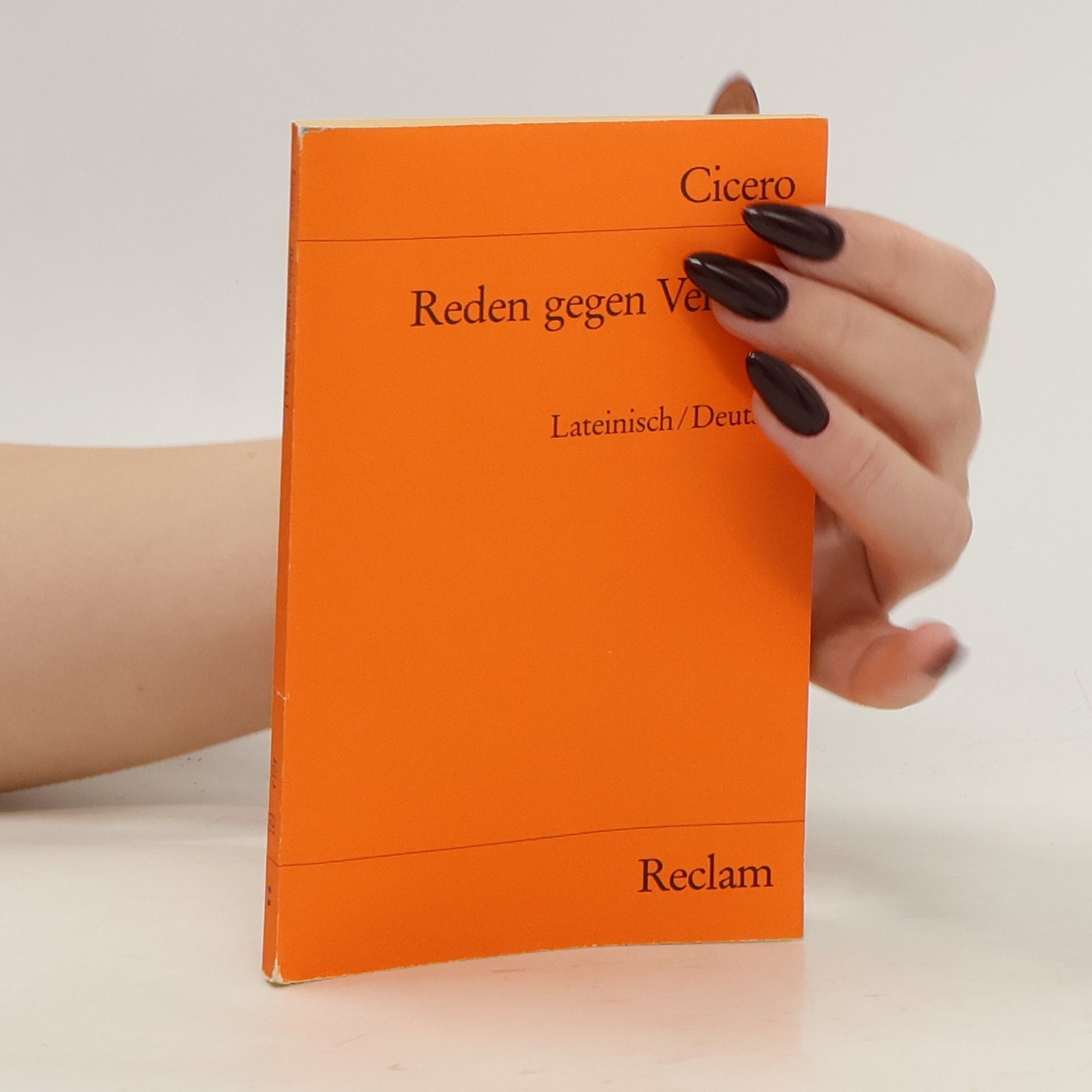 Marcus Tullius Cicero Reden gegen Verres I