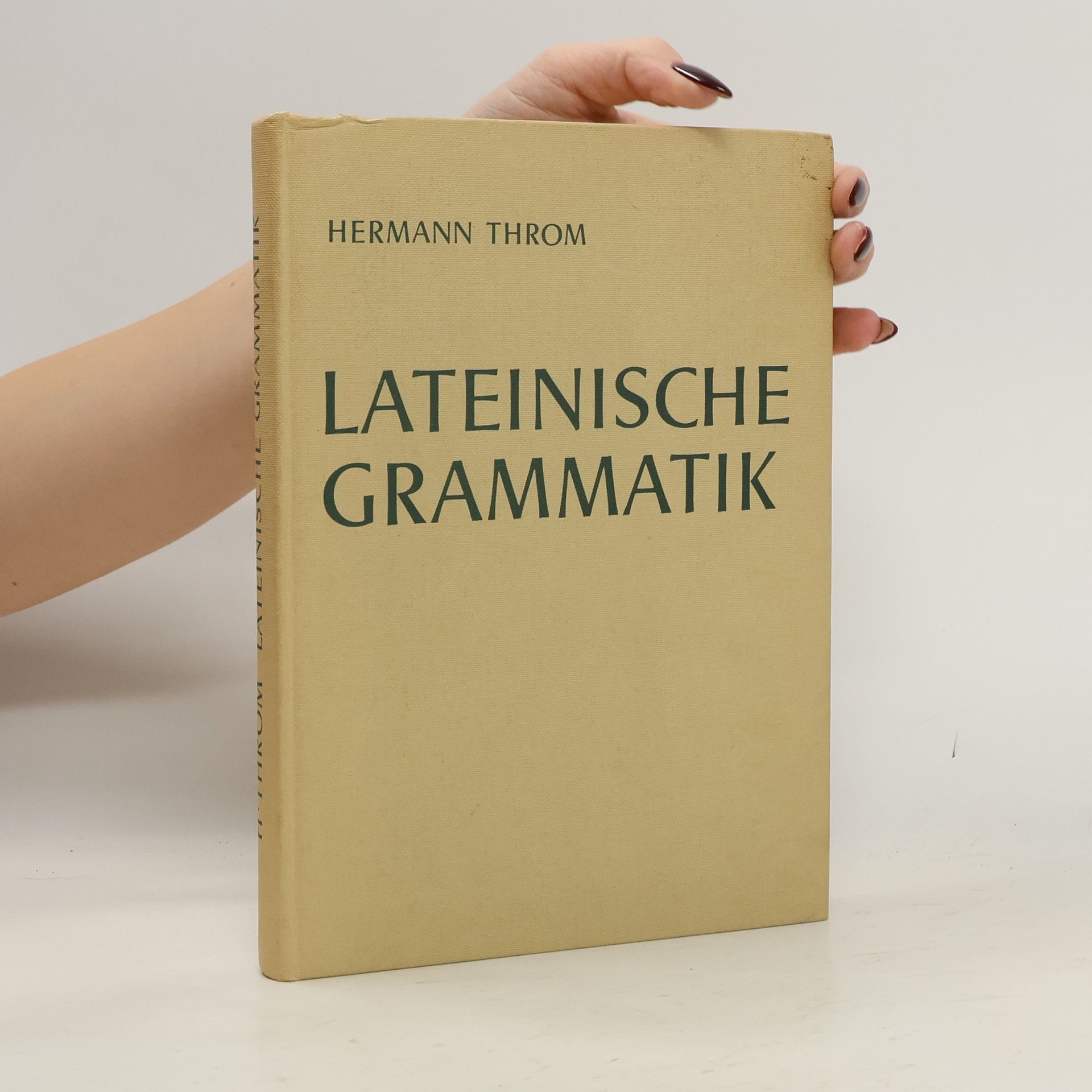 Hermann Throm Lateinische Grammatik