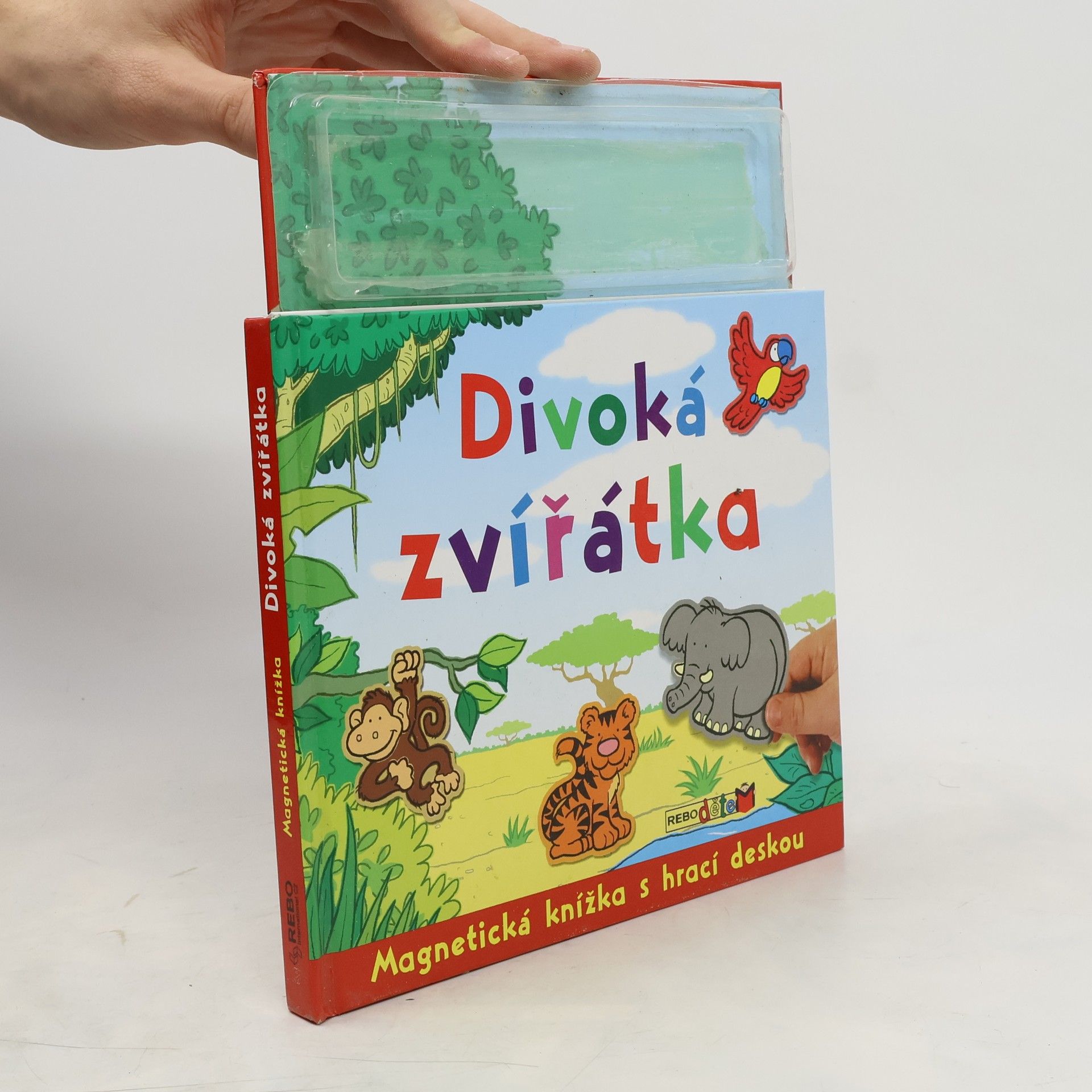 Autores varios Divoká zvířátka : magnetická knížka s hrací deskou Magnetická knížka - Divoká zvířátka