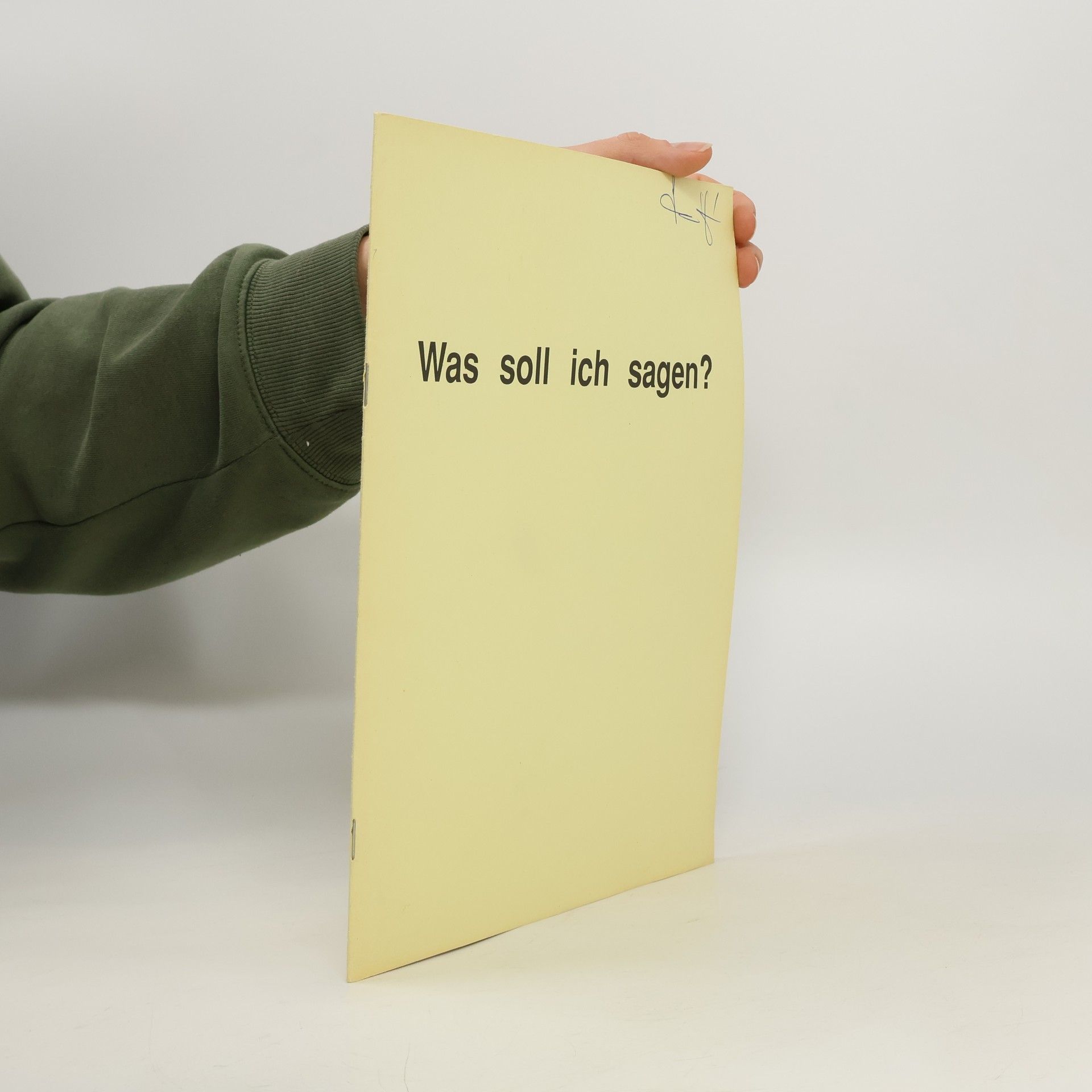 Auteurscollectief Was soll ich sagen?