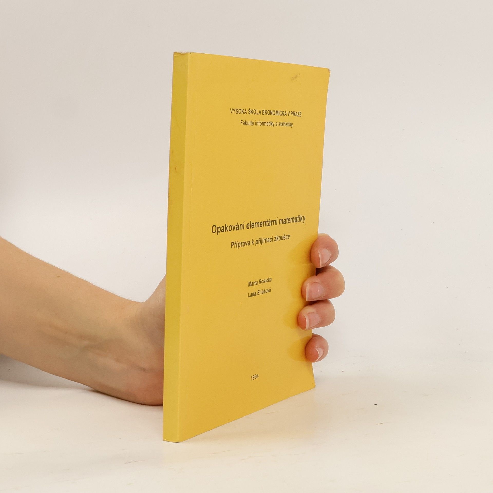 Opakování elementární matematiky: příprava k přijímací zkoušce