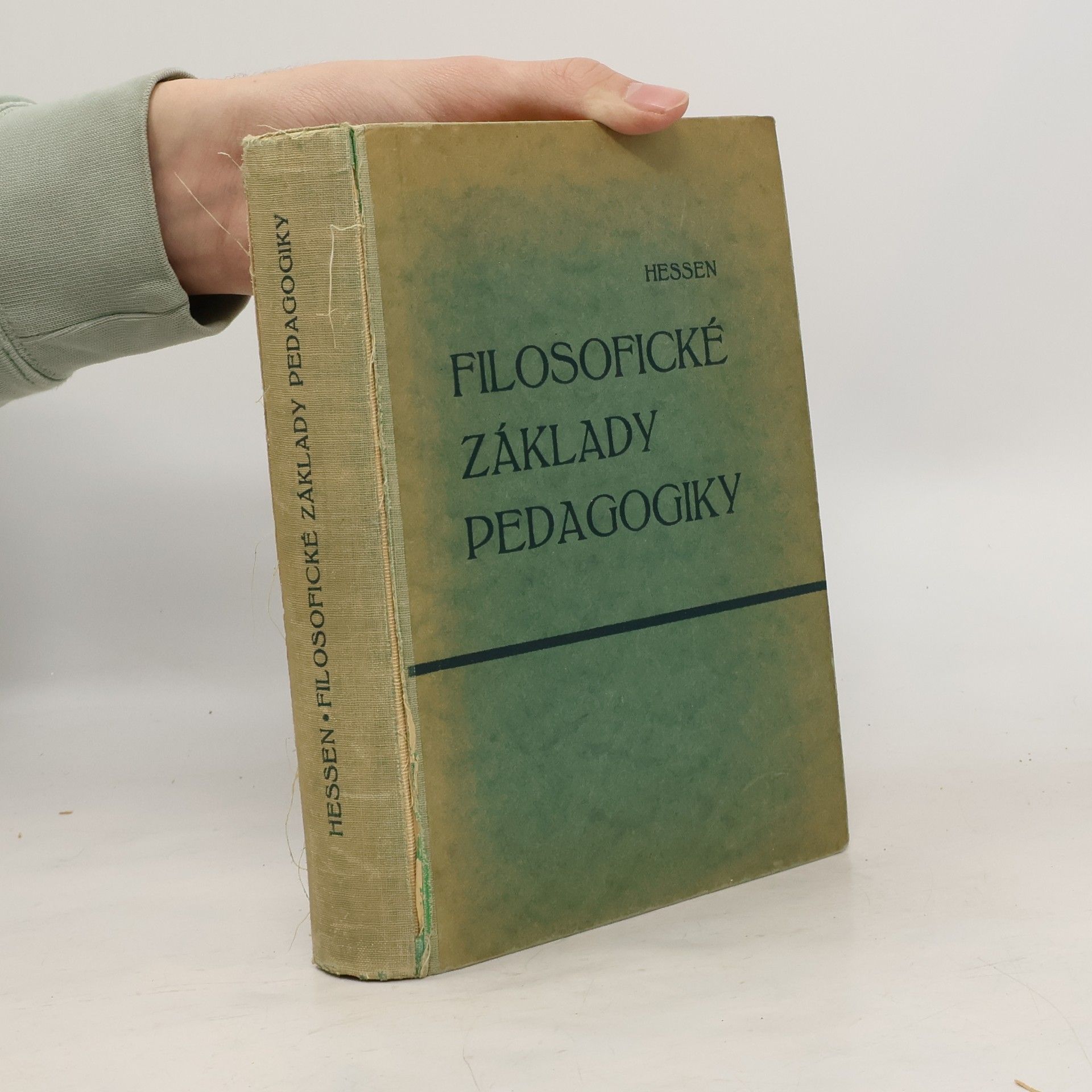 Sergěj Hessen Filosofické základy pedagogiky