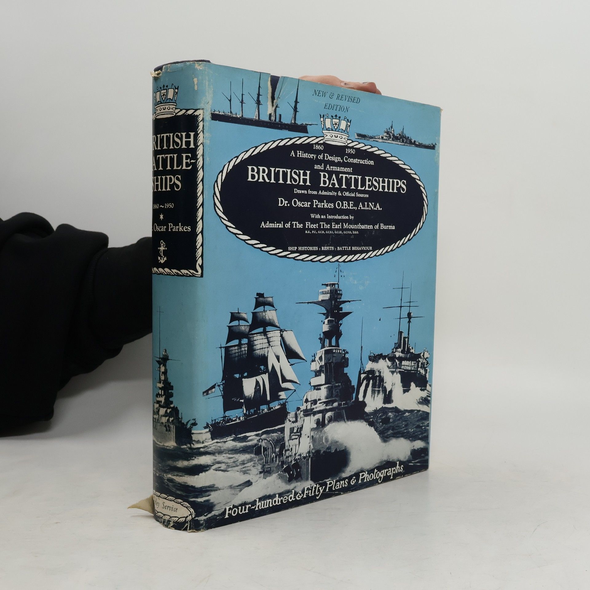 British Battleships, "Warrior" 1860 to "Vanguard" 1950