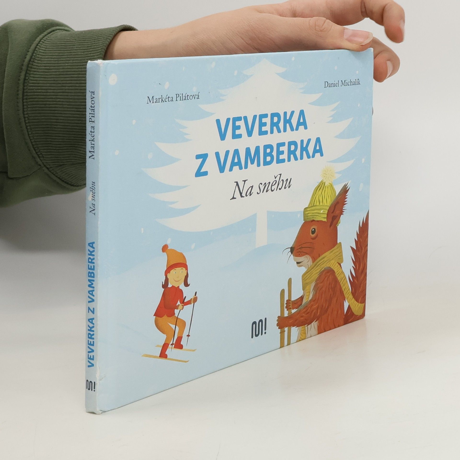 Veverka z Vamberka. Na sněhu