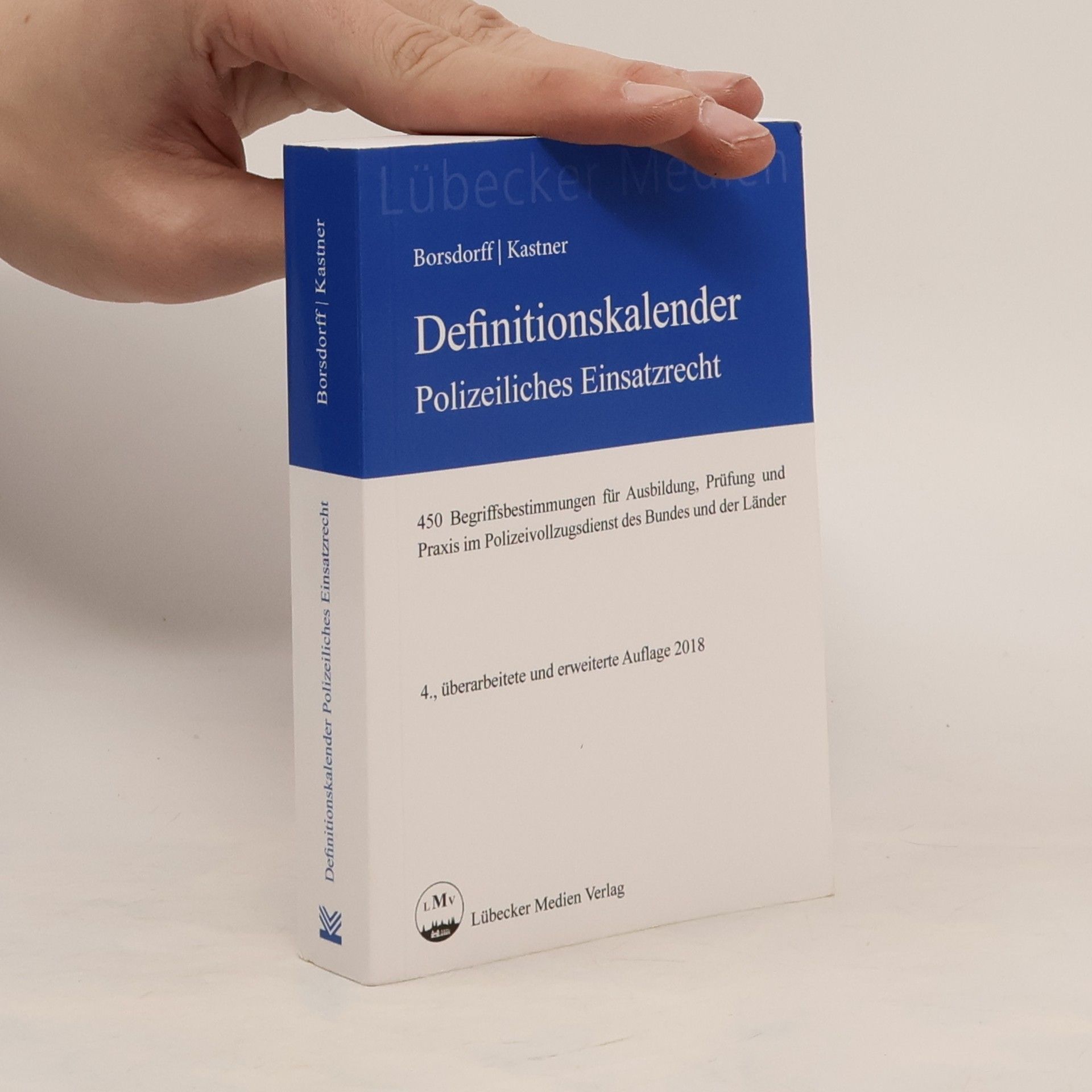 Anke Borsdorff Definitionskalender polizeiliches Einsatzrecht
