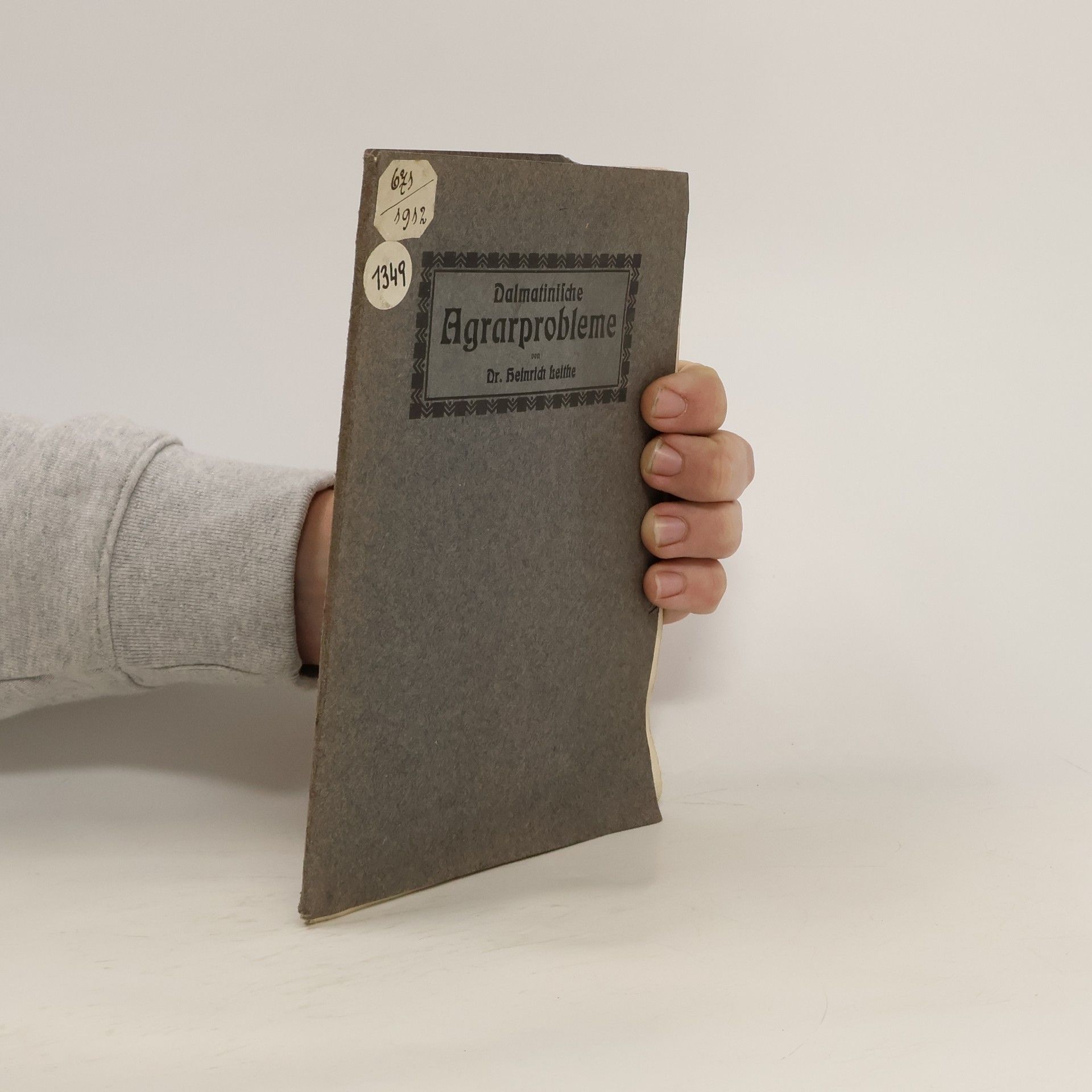 Heinrich Leithe Dalmatinische Agrarprobleme