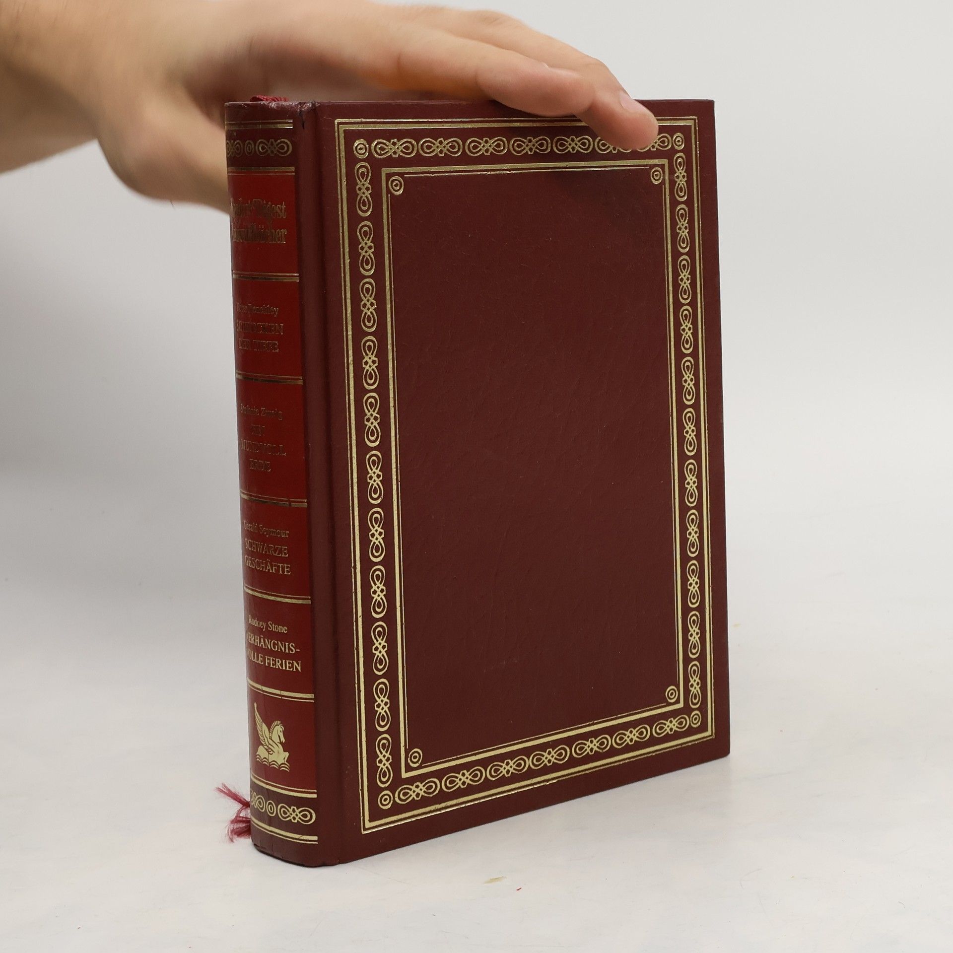 Stefanie Zweig Reader's Digest Auswahlbücher. Schrecken der Tiefe. Ein Mundvoll Erde. Schwarze Geschäfte. Verhängnisvolle Ferien