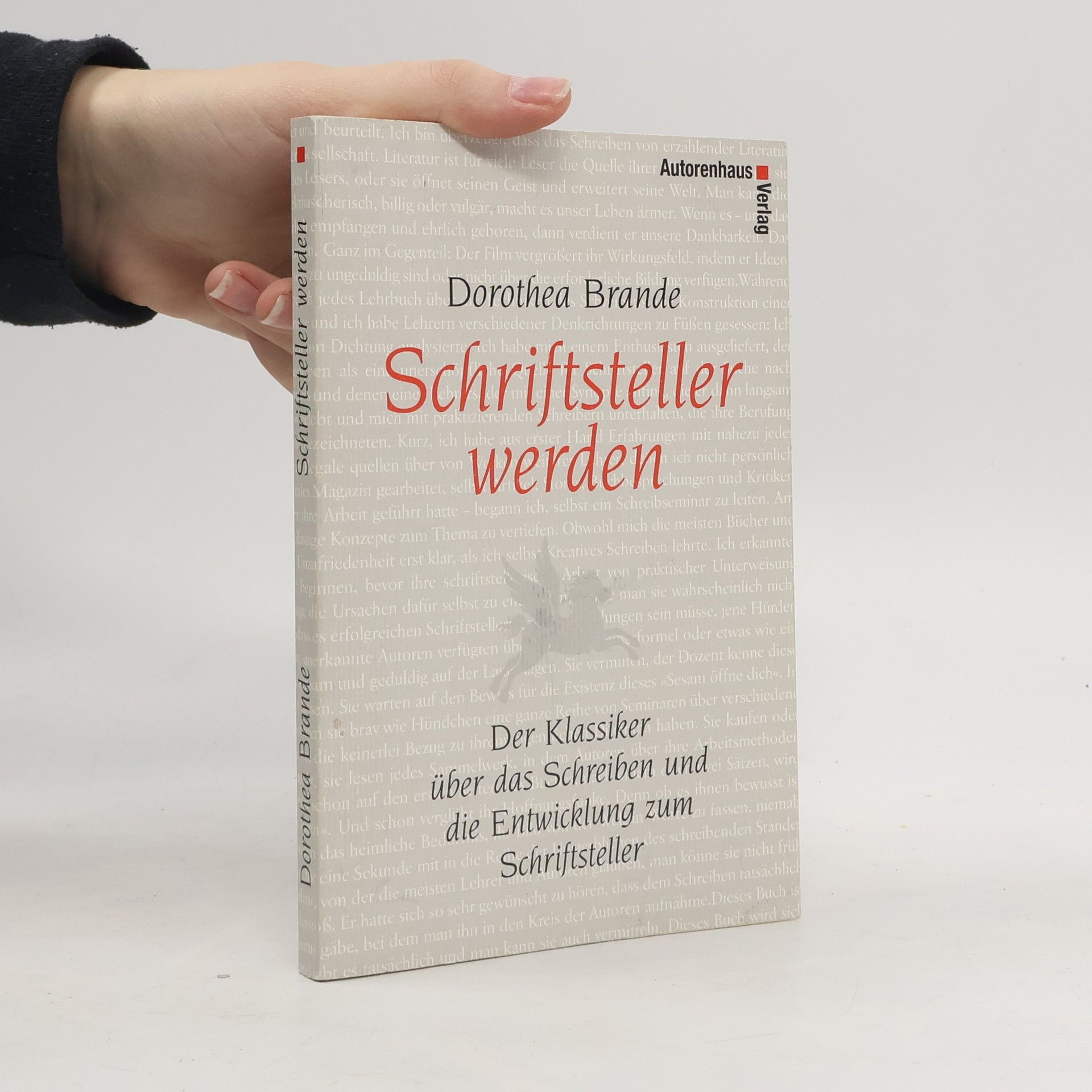 Dorothea Brande Schriftsteller werden