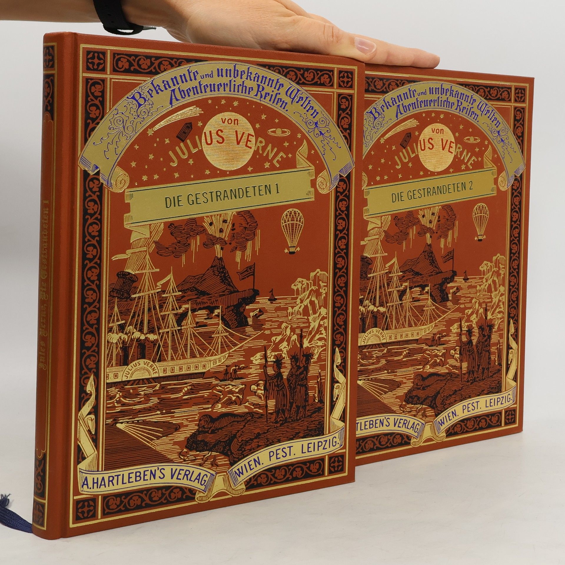 Jules Verne Die Gestrandeten 1-2 (2 Bände)