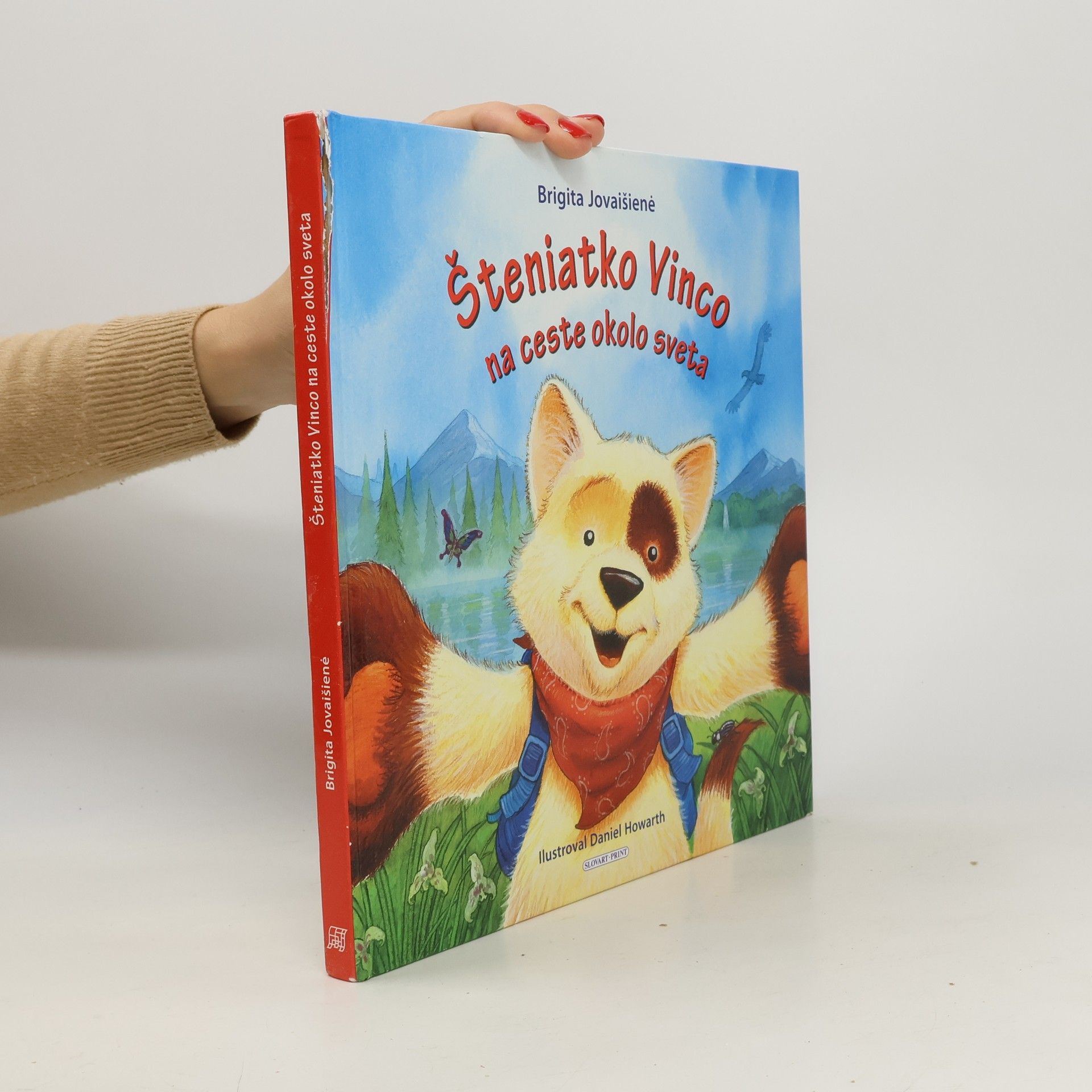 Brigita Jovaišienė Šteniatko Vinco na ceste okolo sveta