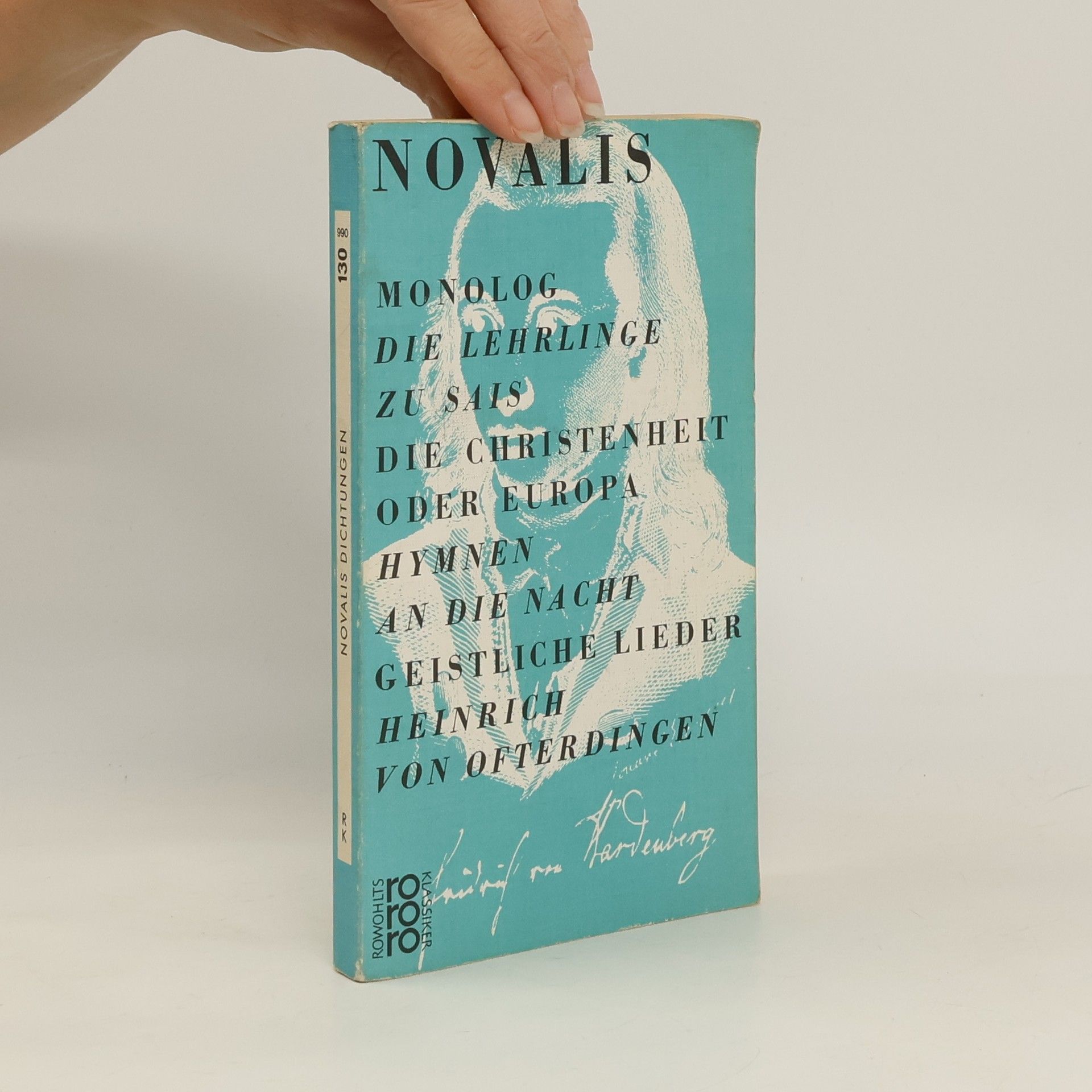 Novalis Novalis Dichtungen. Monolog