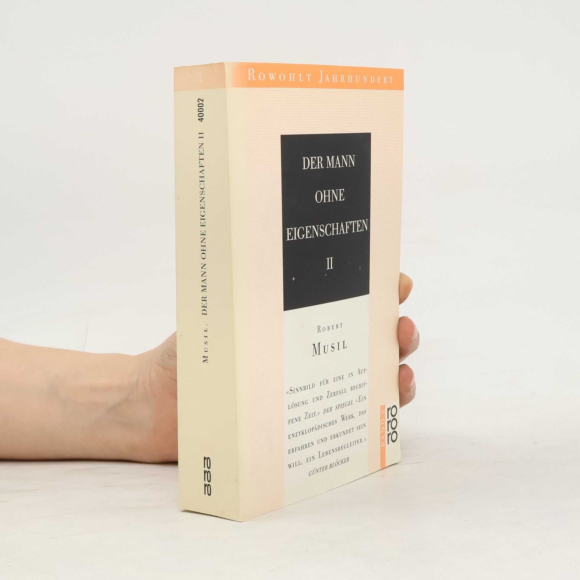 Robert Musil Der Mann ohne Eigenschaften : Roman. II, Aus dem Nachlaß